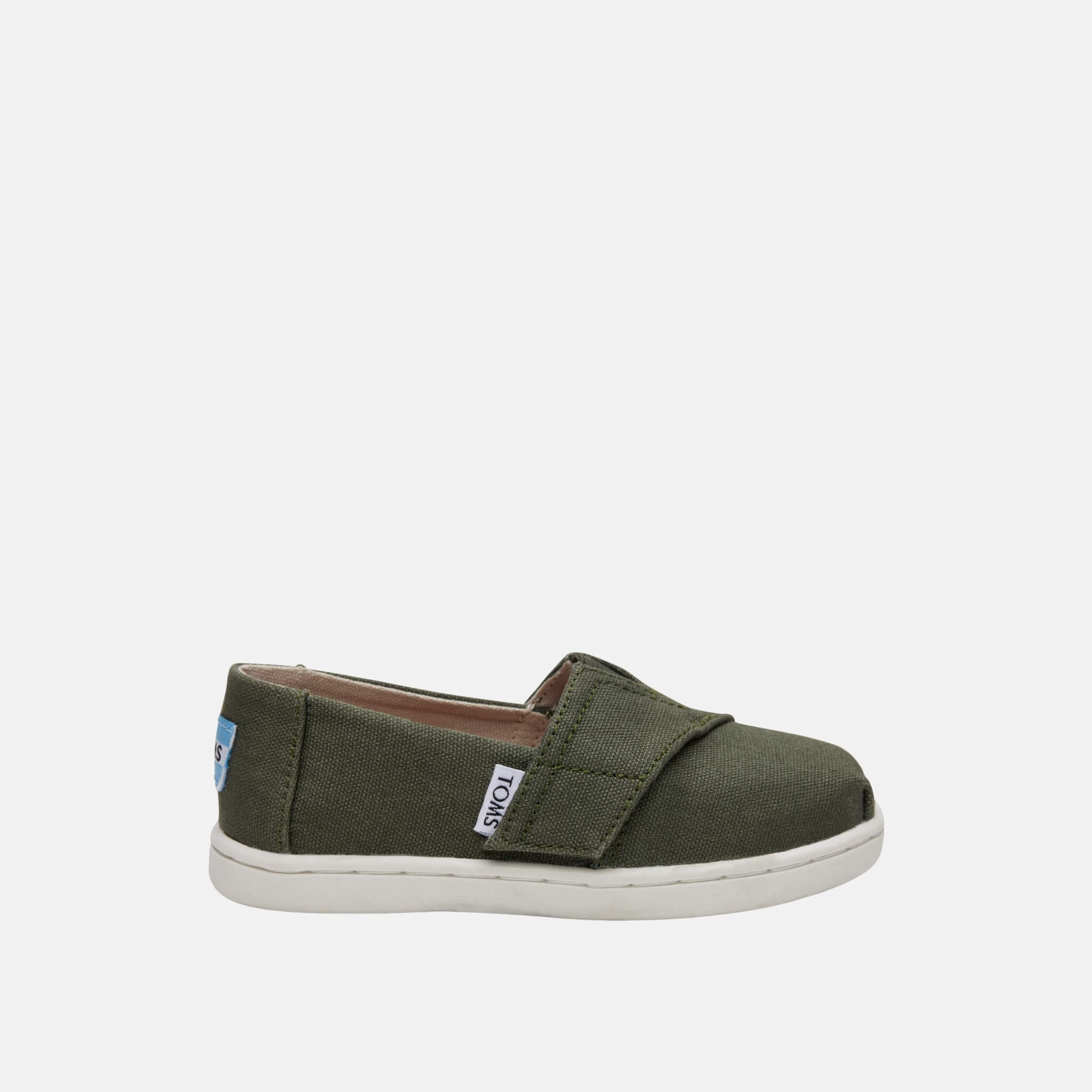 Detské zelené TOMS Pine Seasonal Classics Tiny Alpargata