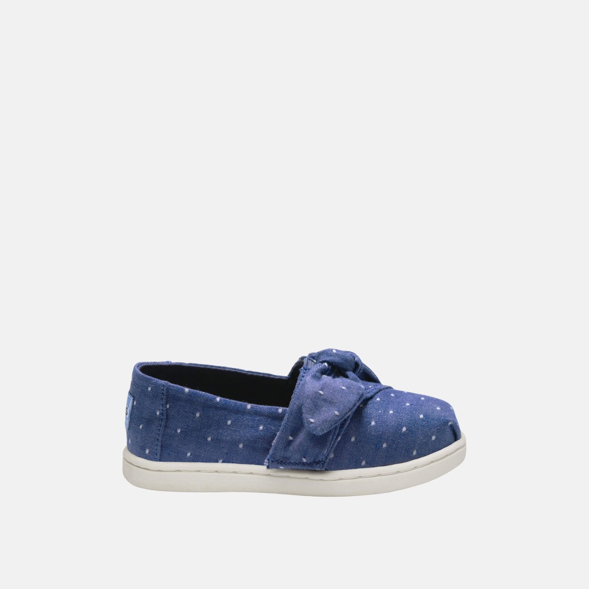 Detské modré TOMS Bow Seasonal Classics Tiny Alpargata