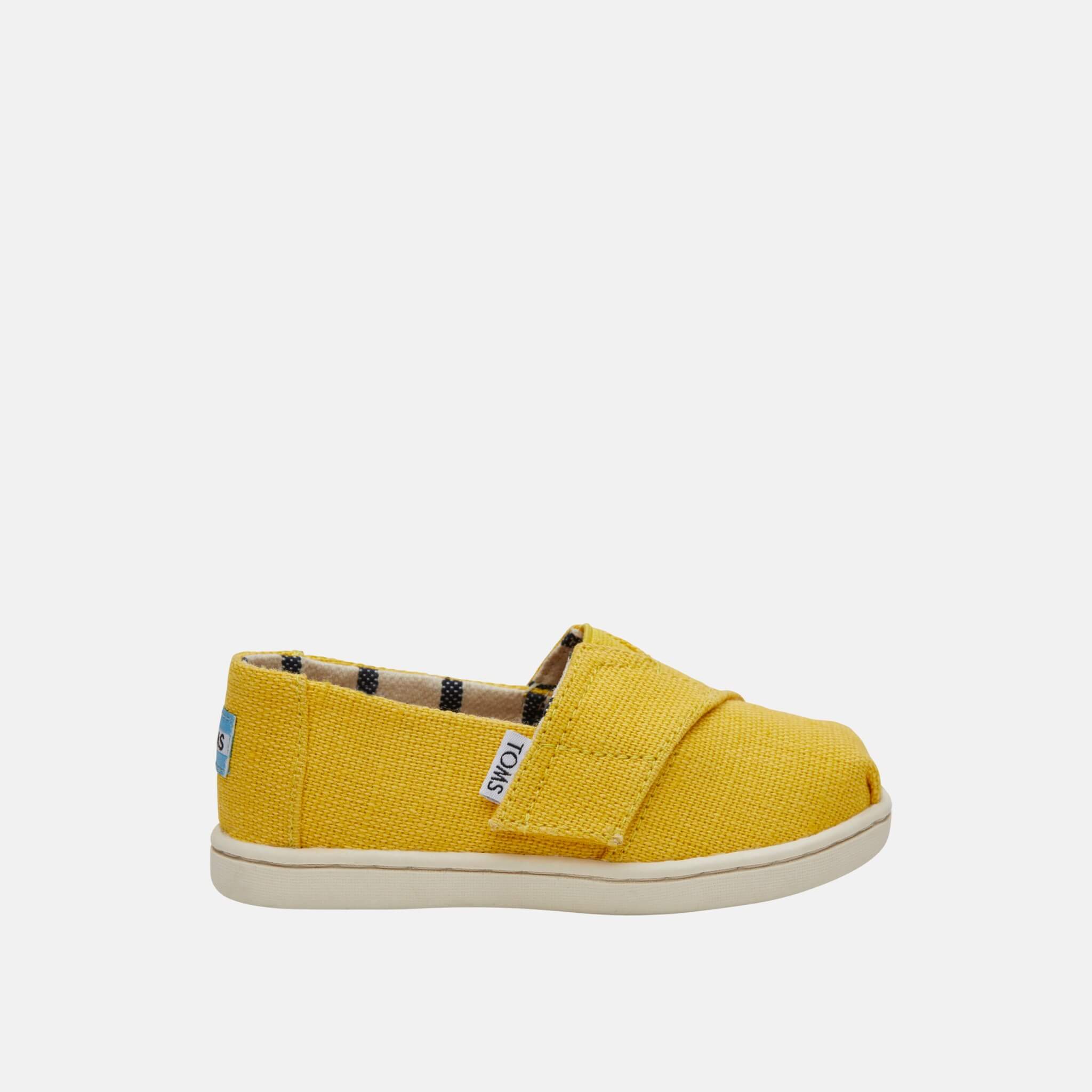 Detské žlté TOMS Venice Collection Tiny Alpargata