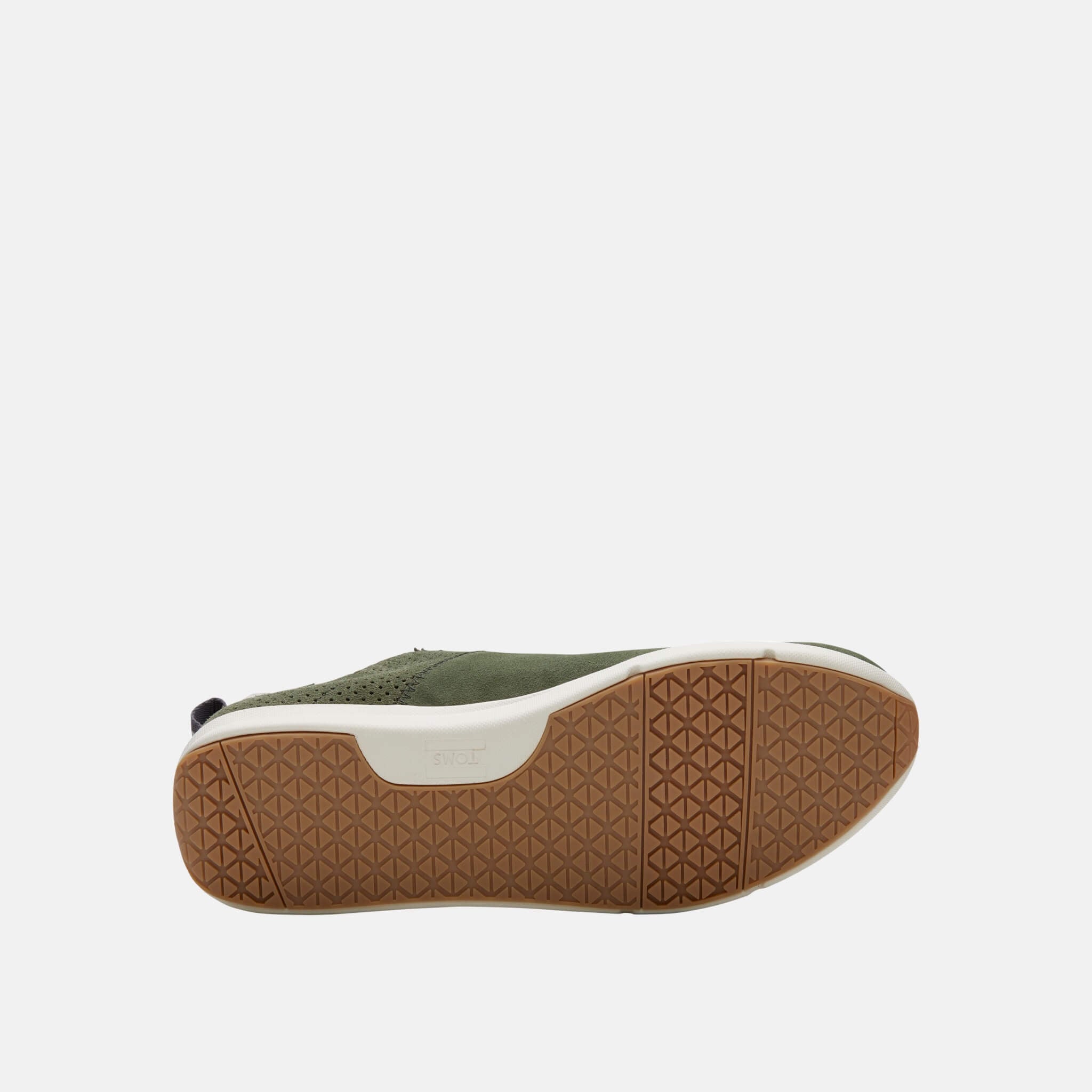 Pánske zelené tenisky TOMS Suede Cabrillo