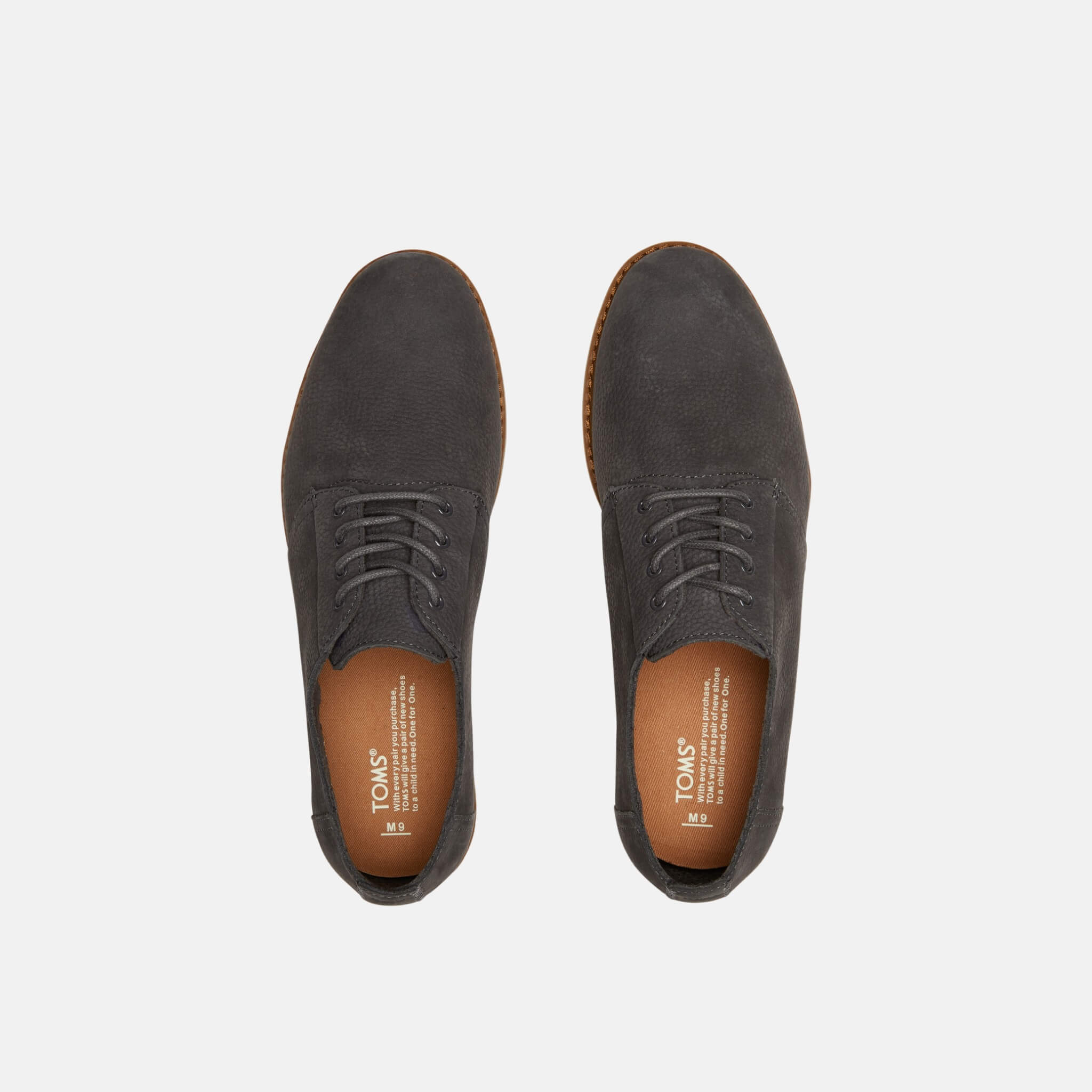 Pánske šedomodré poltopánky TOMS Nubuck Preston