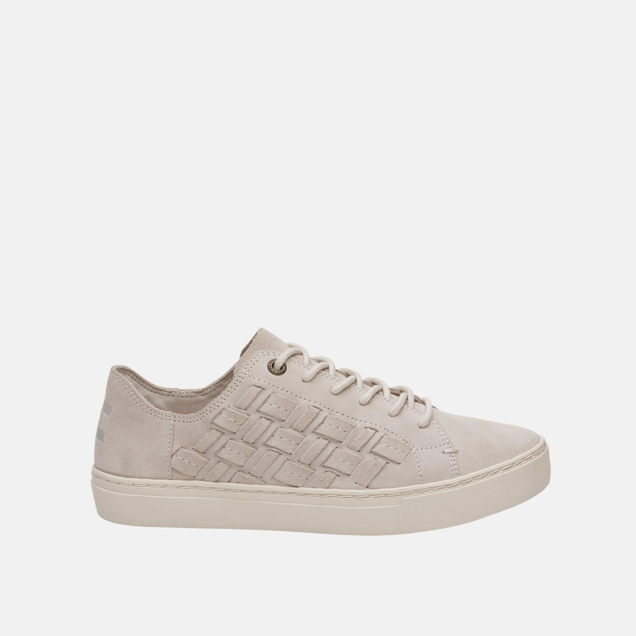 Dámske béžové tenisky TOMS Suede Basketweave Lenox