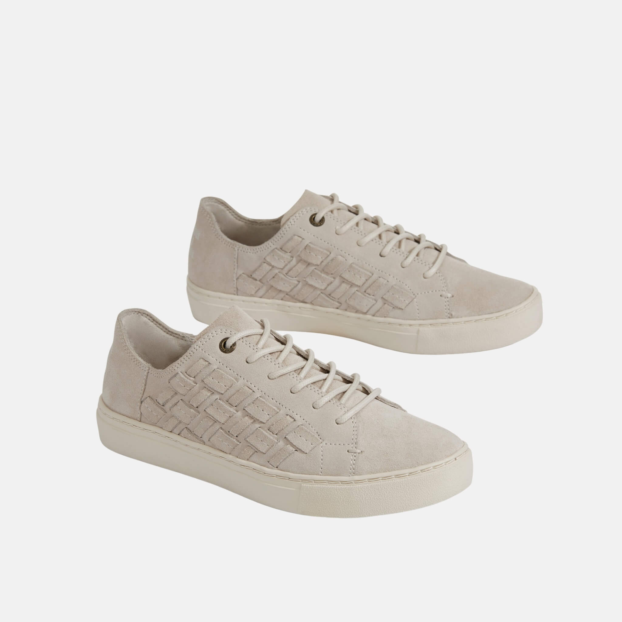 Dámske béžové tenisky TOMS Suede Basketweave Lenox