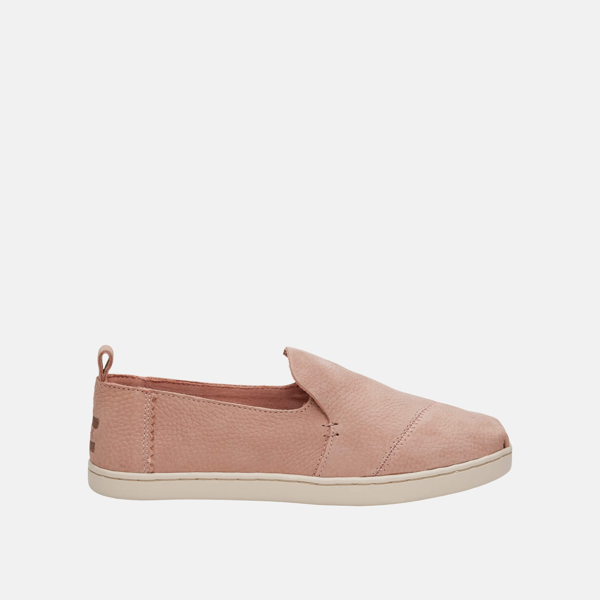 Dámske ružové TOMS Nubuck Deconstructed Alpargata