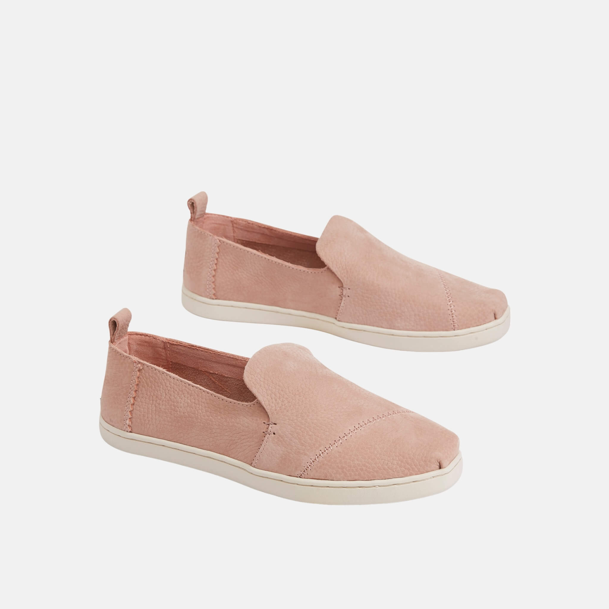 Dámske ružové TOMS Nubuck Deconstructed Alpargata