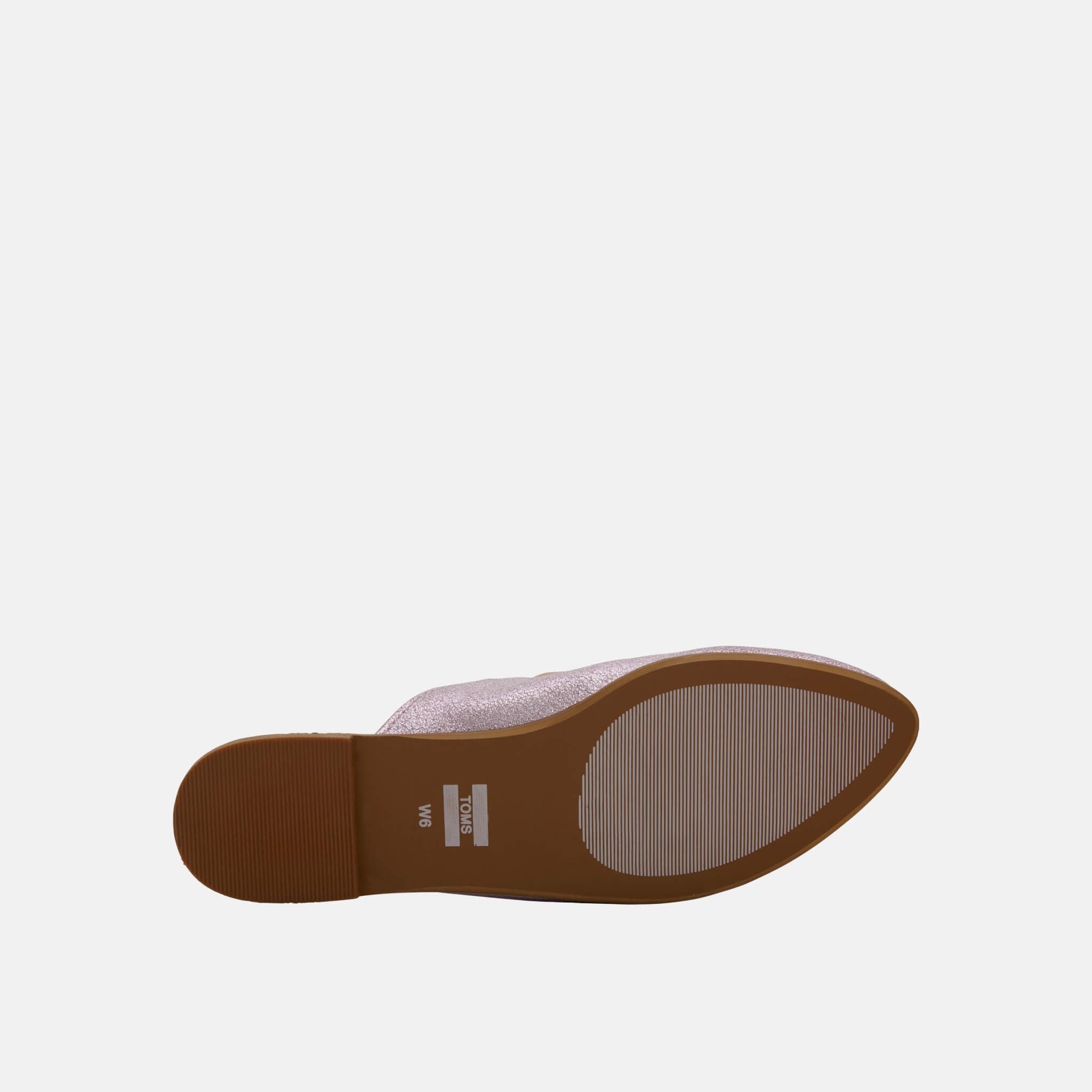 Dámske fialové šľapky TOMS Metallic Leather Jutti Mule