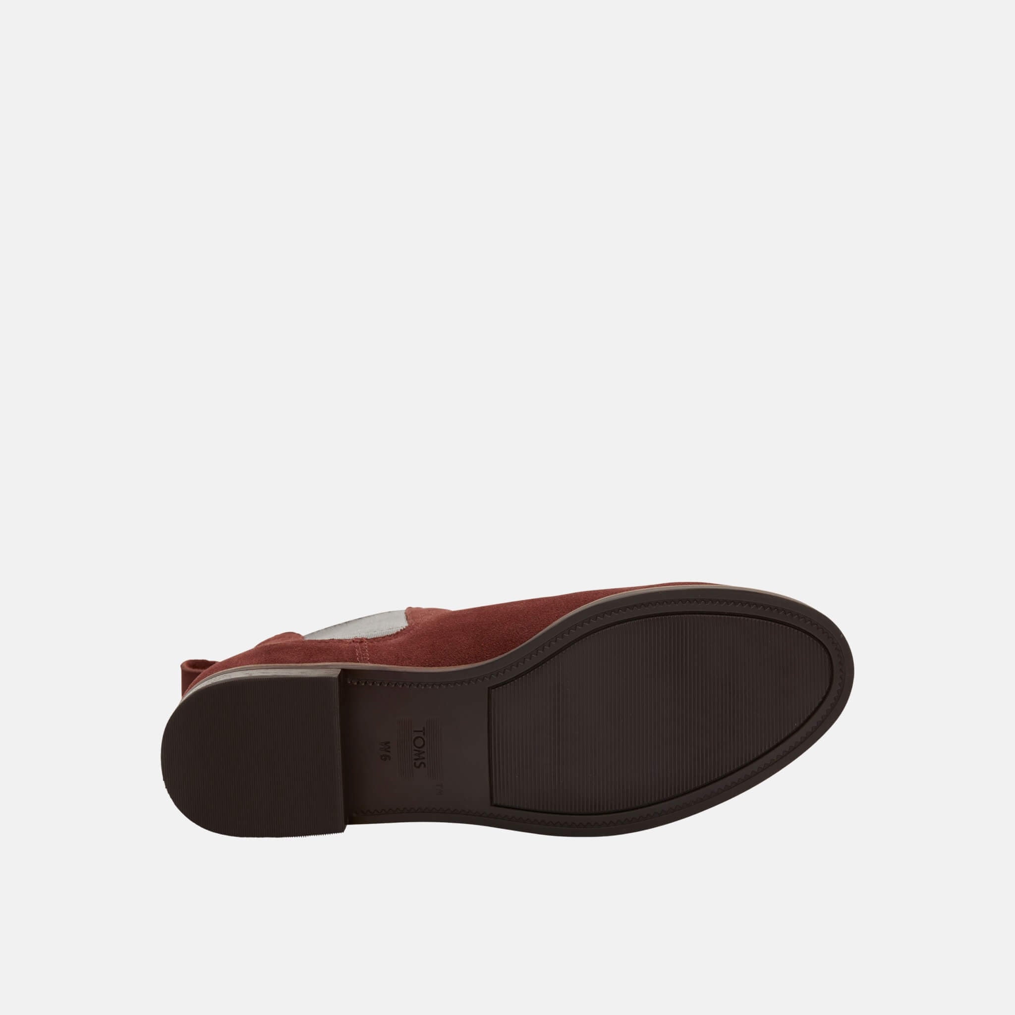 Dámske červenohnedé členkové topánky TOMS Ella
