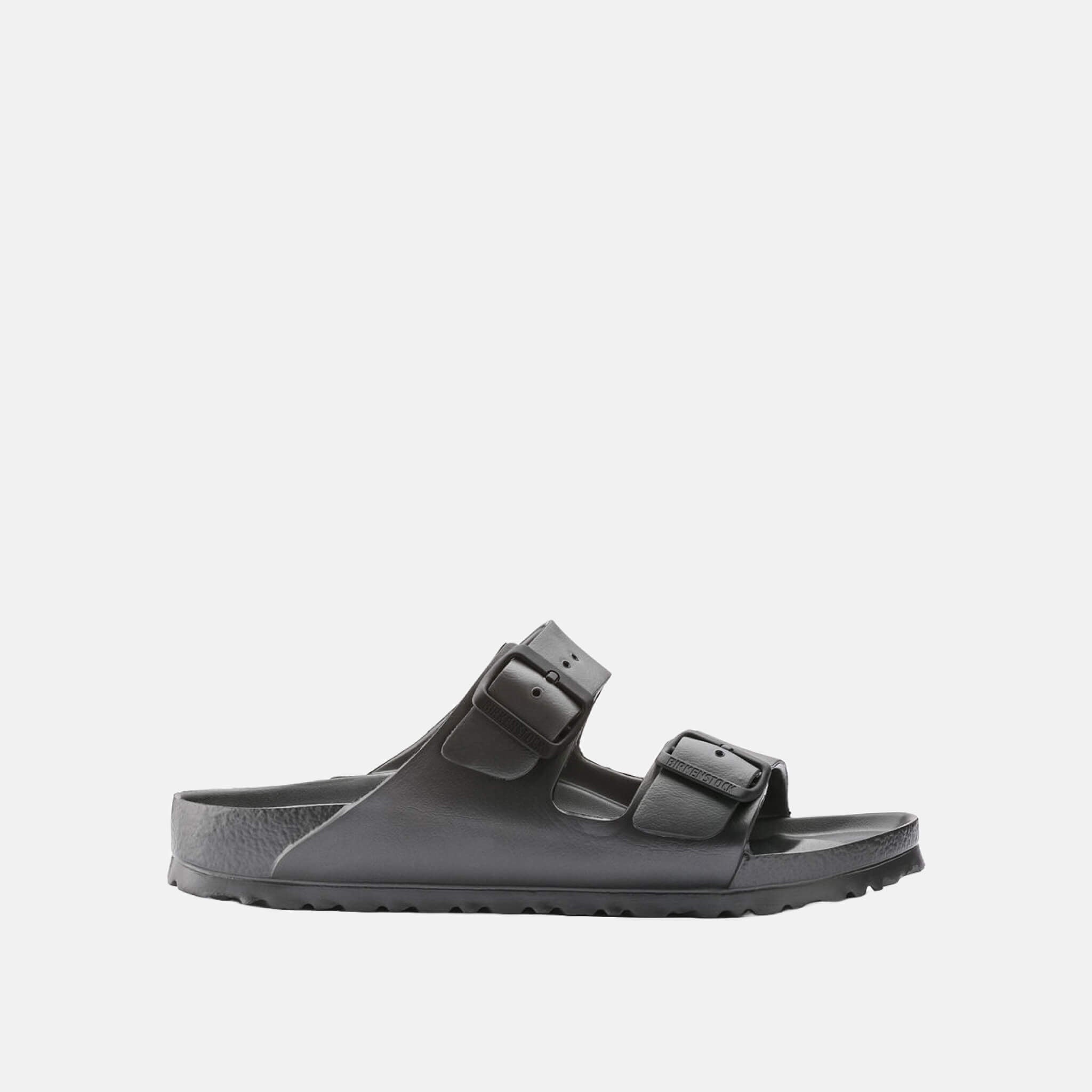 Antracitové narrow šľapky Birkenstock Arizona EVA