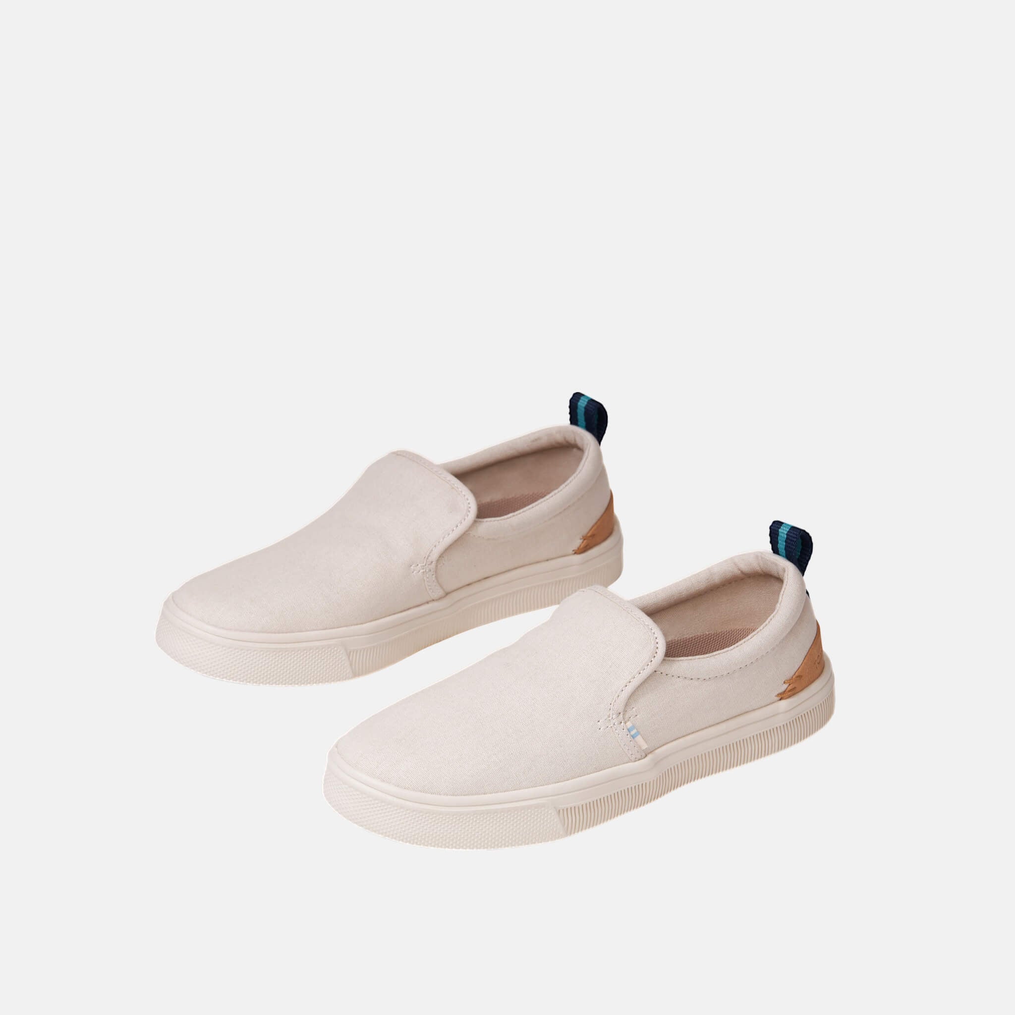 Dámske biele TOMS TRVL LITE Slip-on