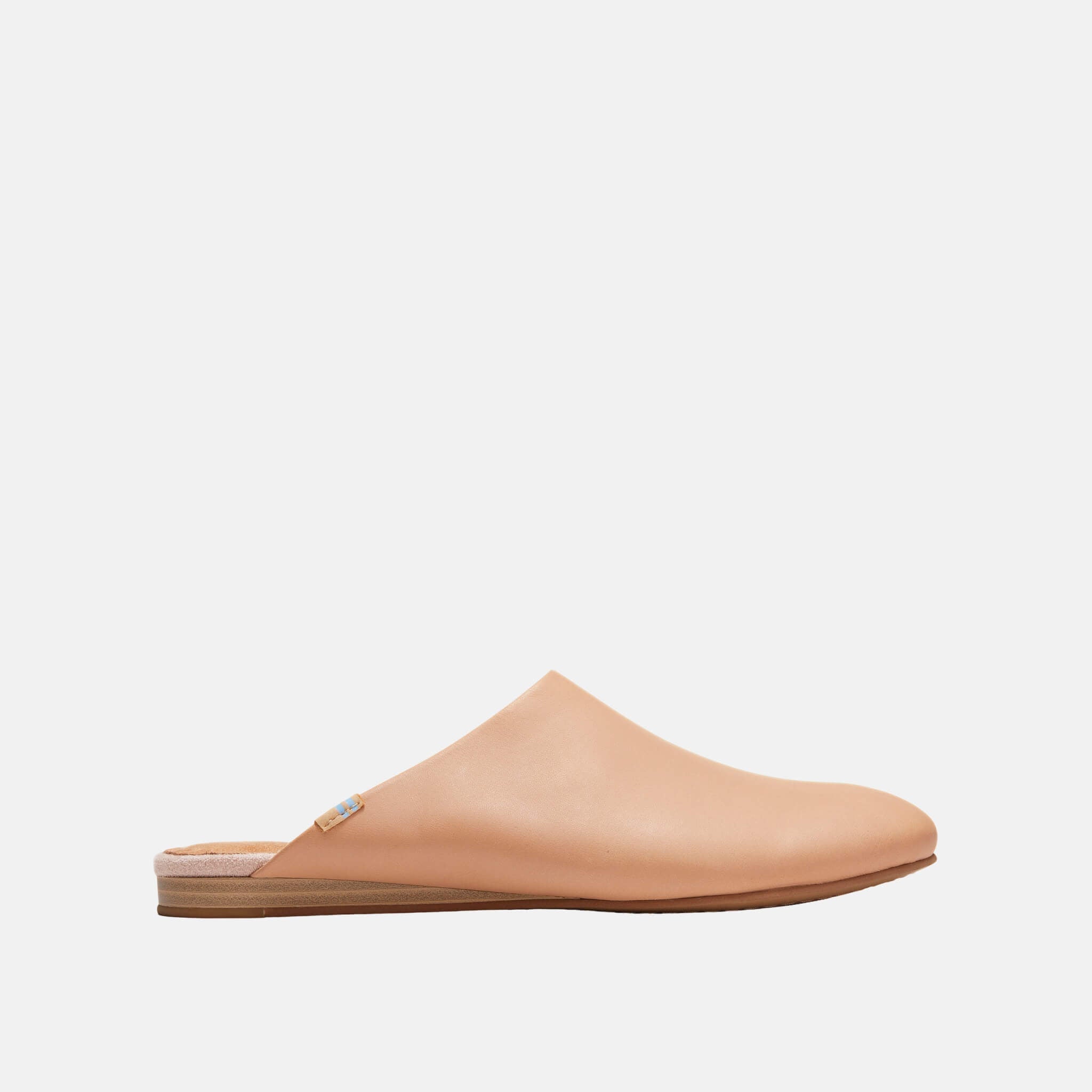 Dámske béžové kožené šľapky TOMS Kelli Mule
