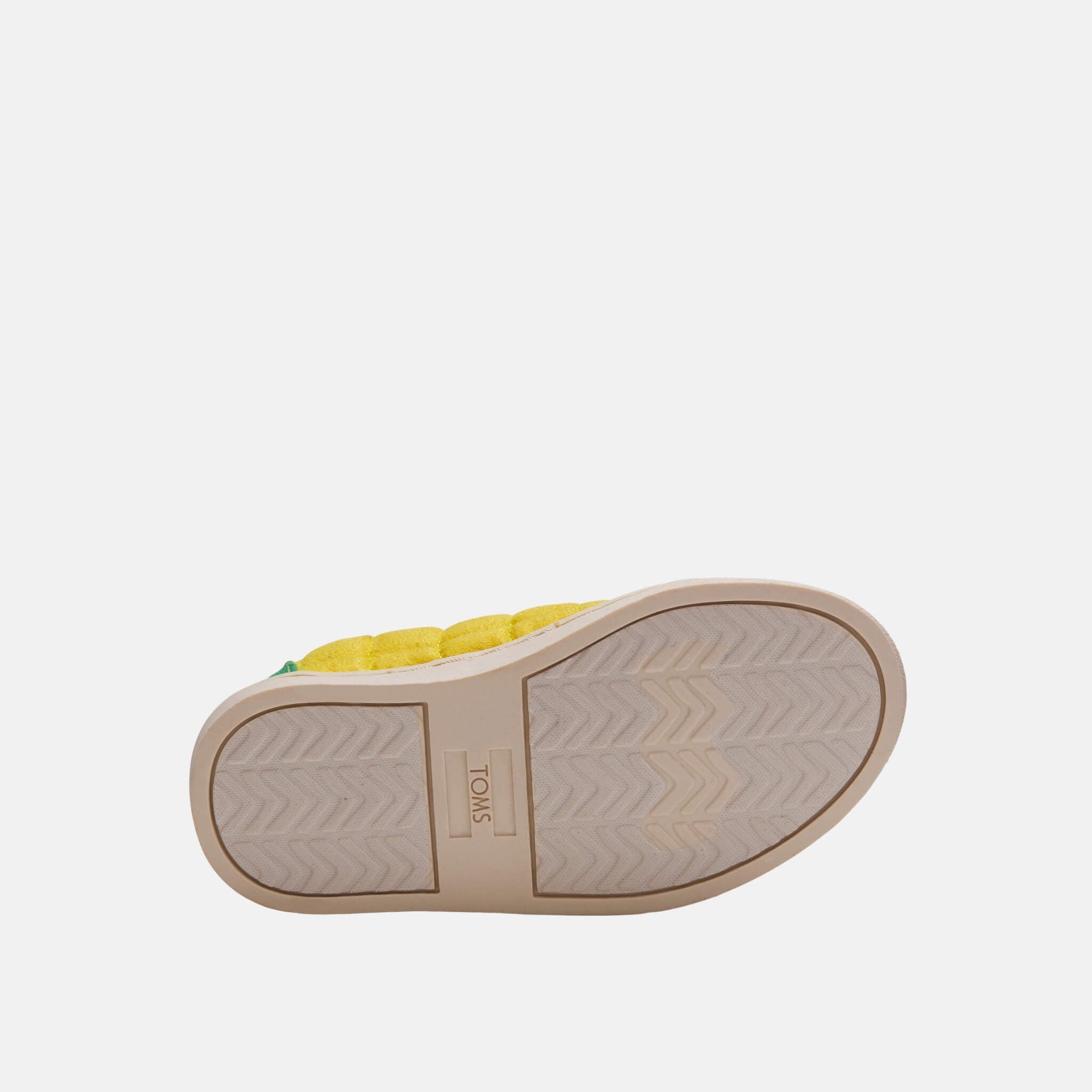 Detské žlté tenisky s ananásom TOMS Tiny Lenny Elastic