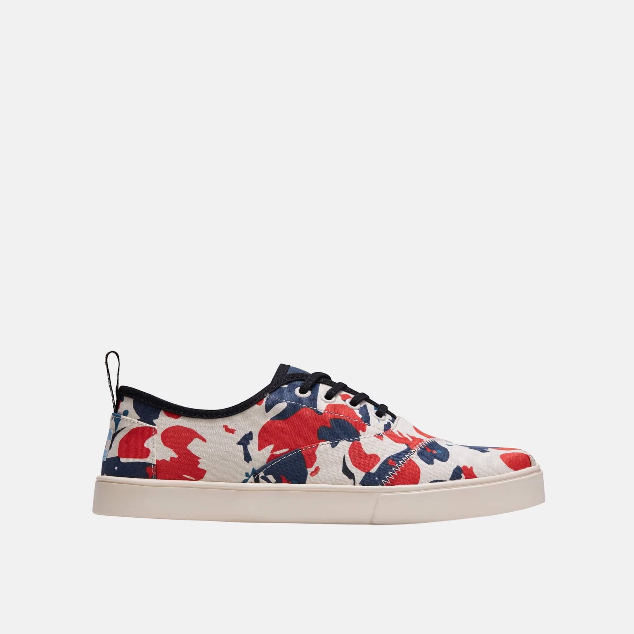Pánske biele tenisky s farebným vzorom TOMS Cordones Cupsole