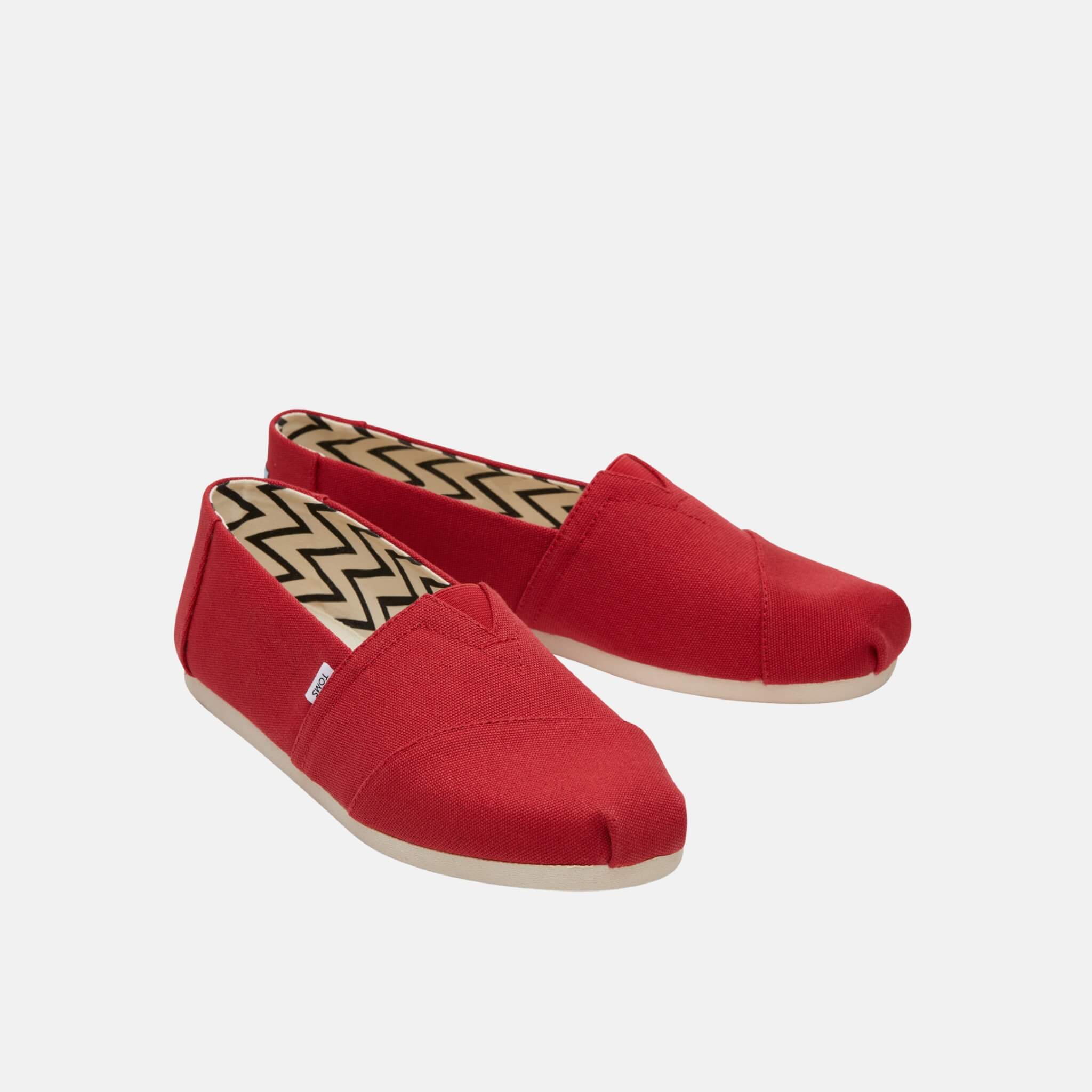 Pánske červené espadrilky TOMS Alpargata