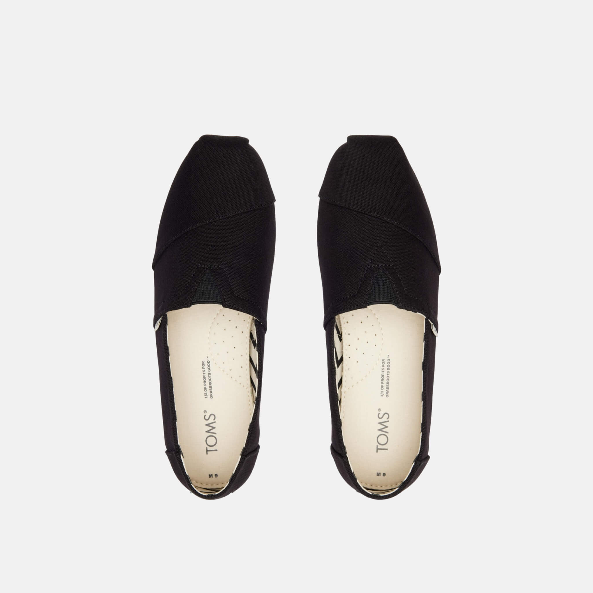 Pánske čierne espadrilky TOMS Alpargata