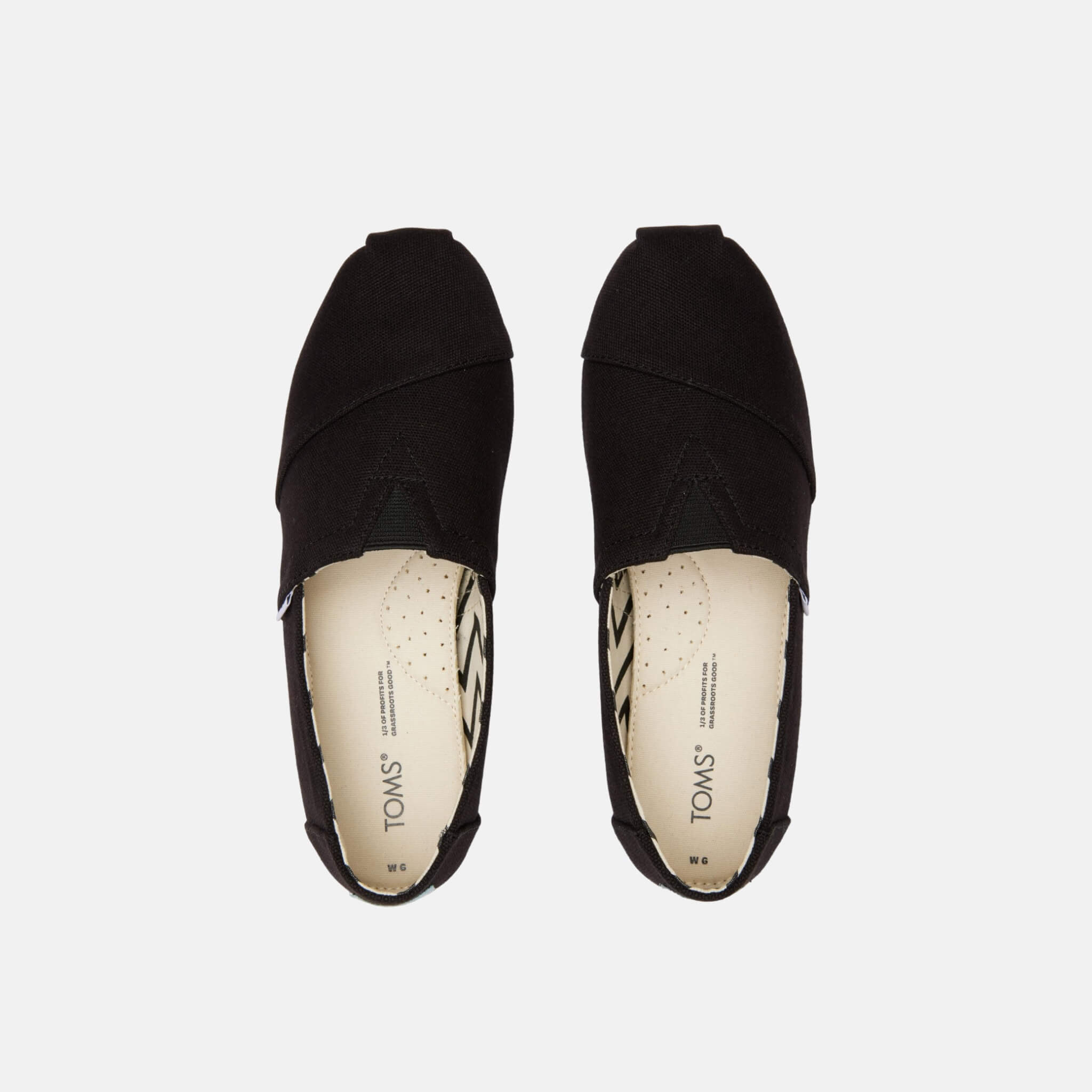 Dámske čierne espadrilky TOMS Alpargata