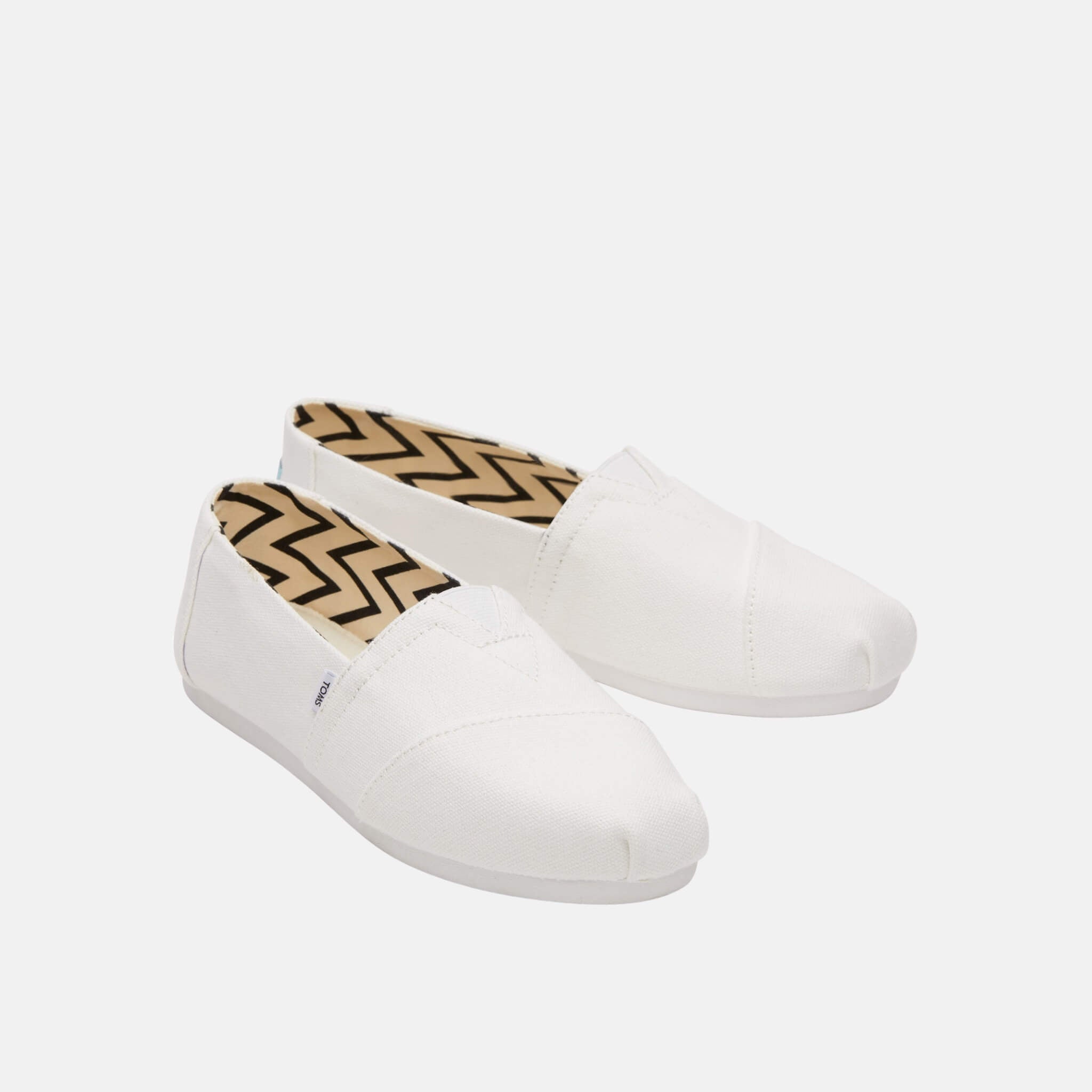 Dámske biele espadrilky TOMS Alpargata