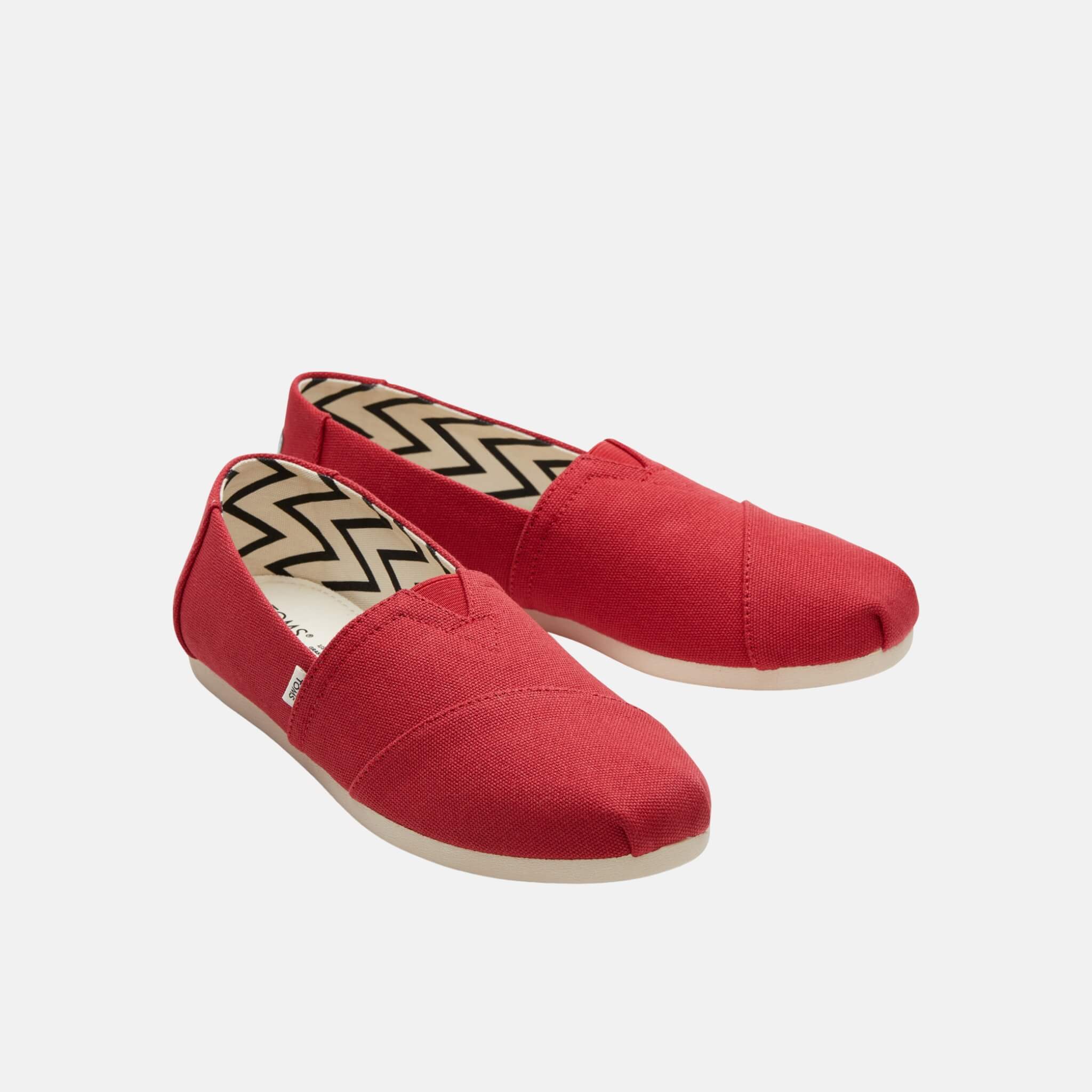 Dámske červené espadrilky TOMS Alpargata