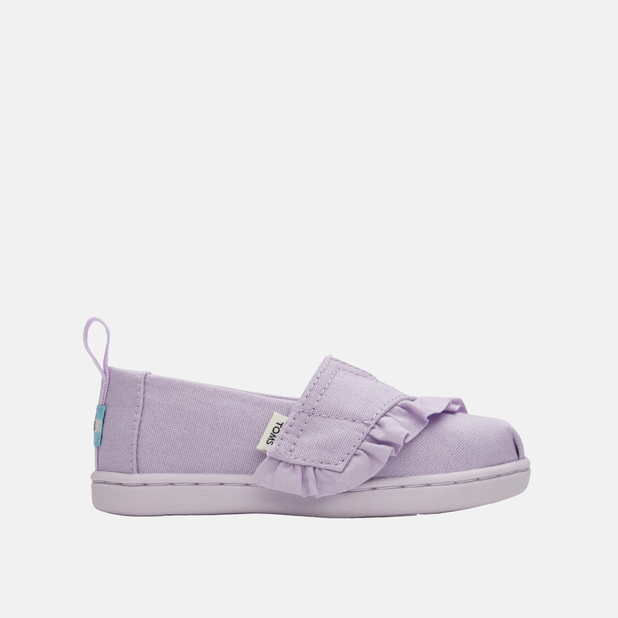 Detské fialové espadrilky TOMS Tiny Alpargata