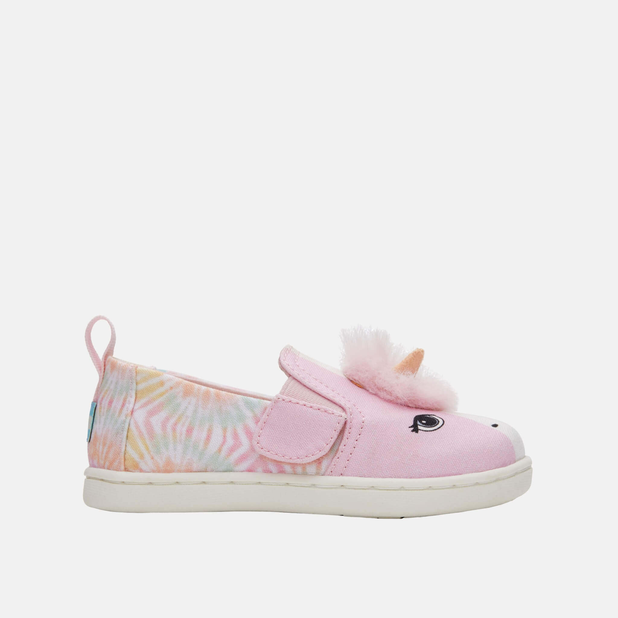 Detské ružové espadrilky TOMS Tiny Alpargata Twin Gore