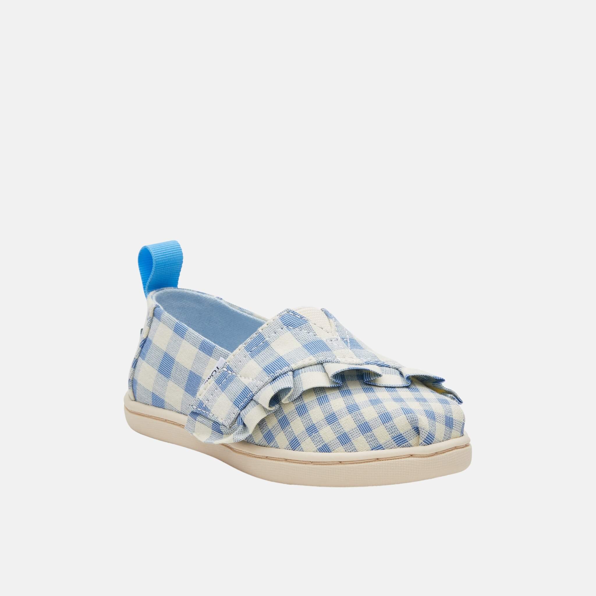 Detské modré espadrilky TOMS Tiny Alpargata