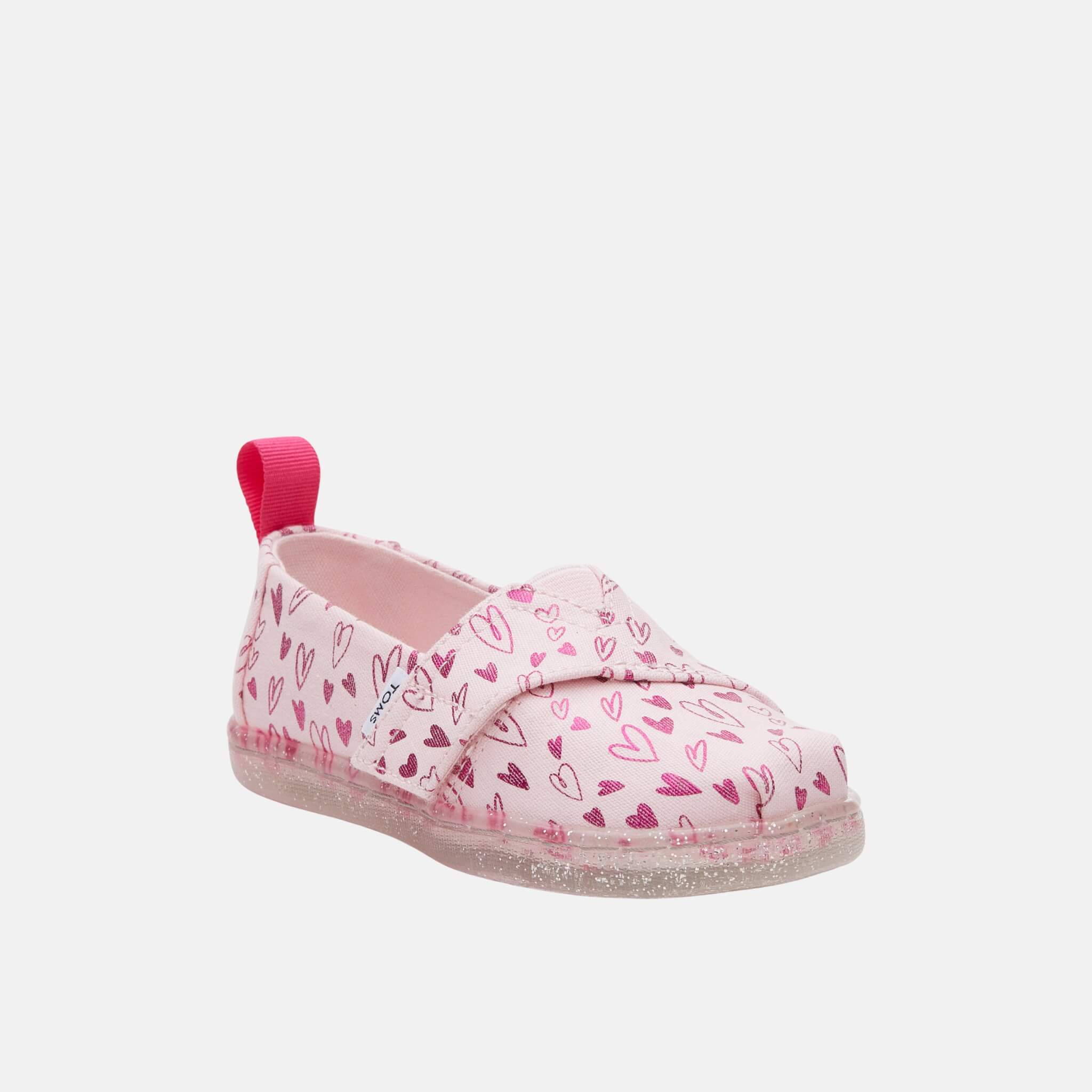 Detské ružové espadrilky TOMS Tiny Alpargata