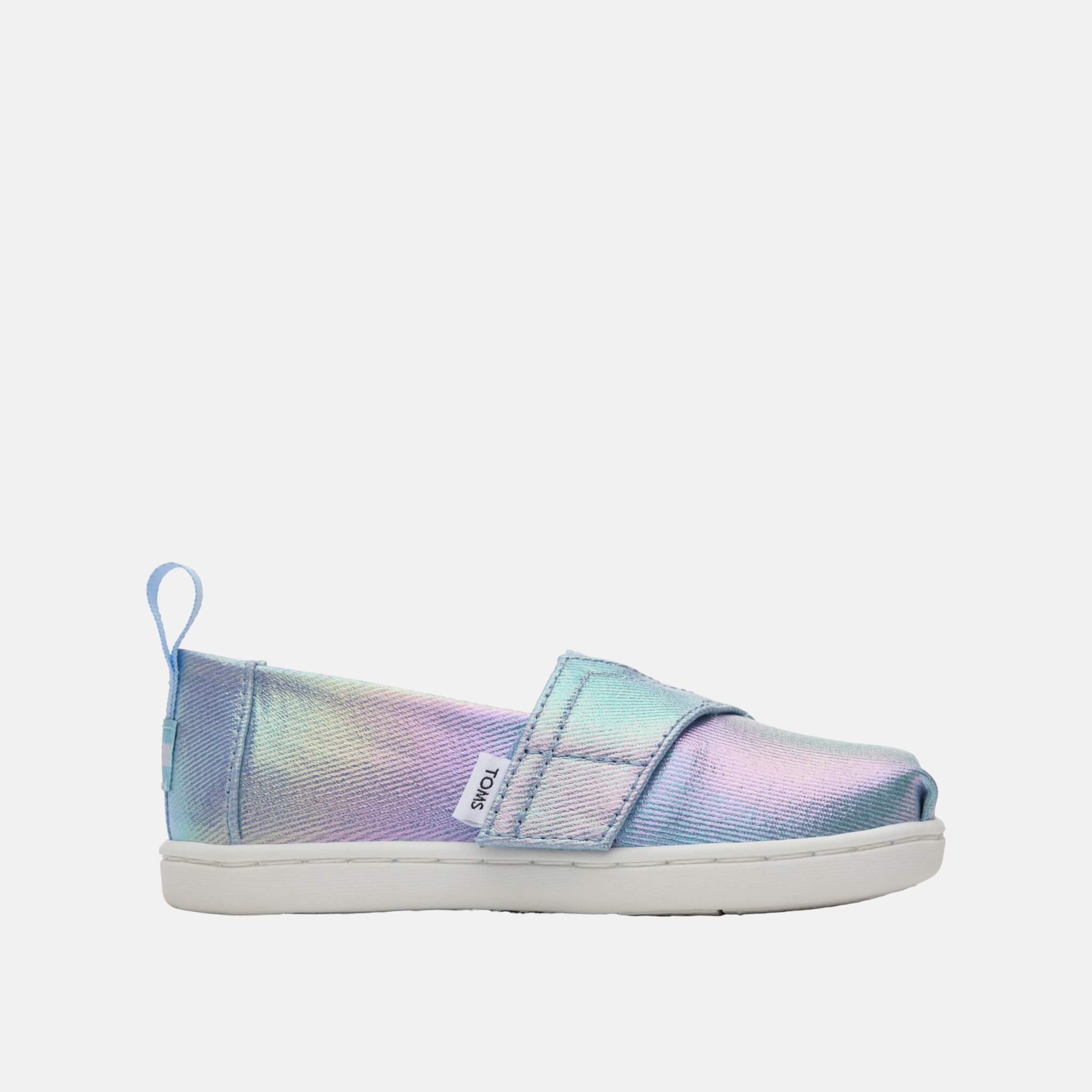 Detské modré espadrilky TOMS Tiny Alpargata