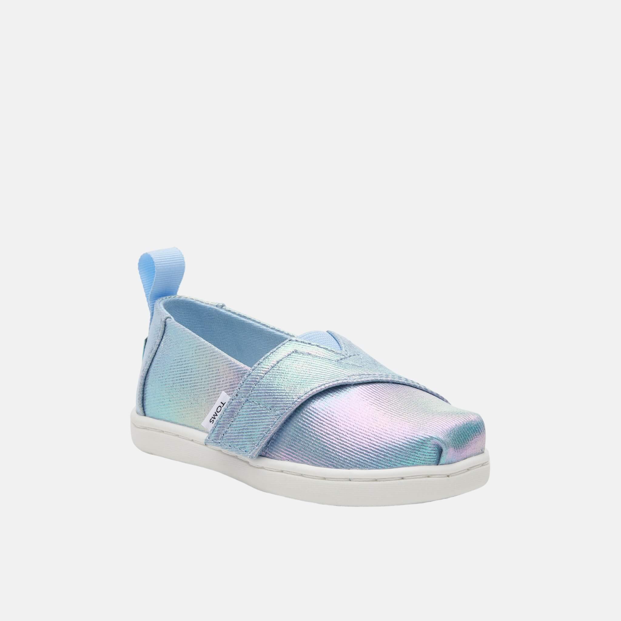 Detské modré espadrilky TOMS Tiny Alpargata