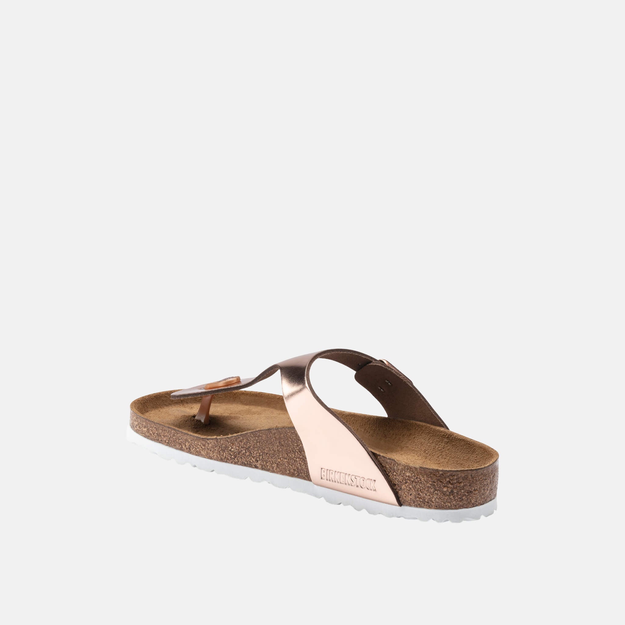 Medené Regular papuče Birkenstock Gizeh Metallic Leather