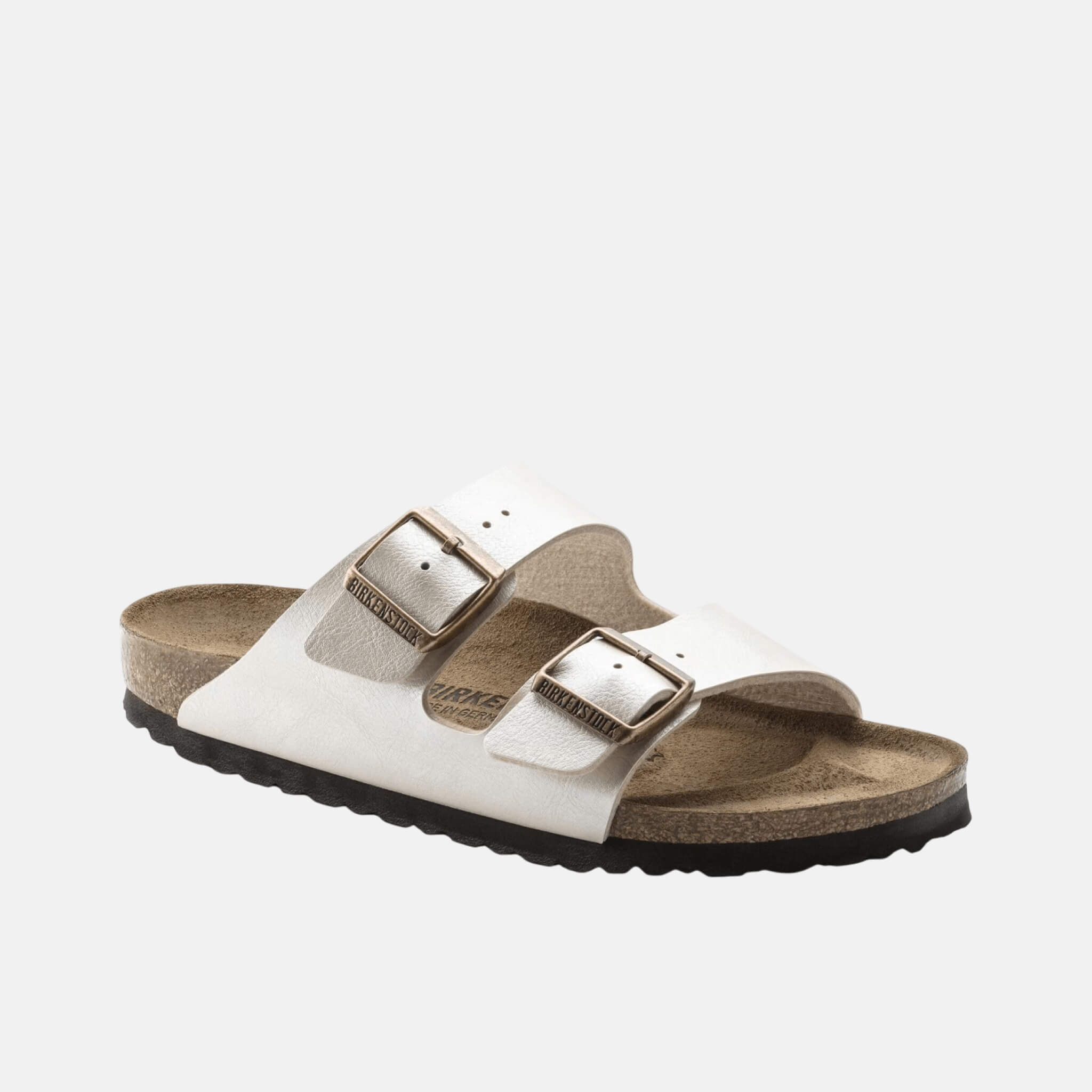 Strieborné Regular Šľapky Arizona Birko-Flor