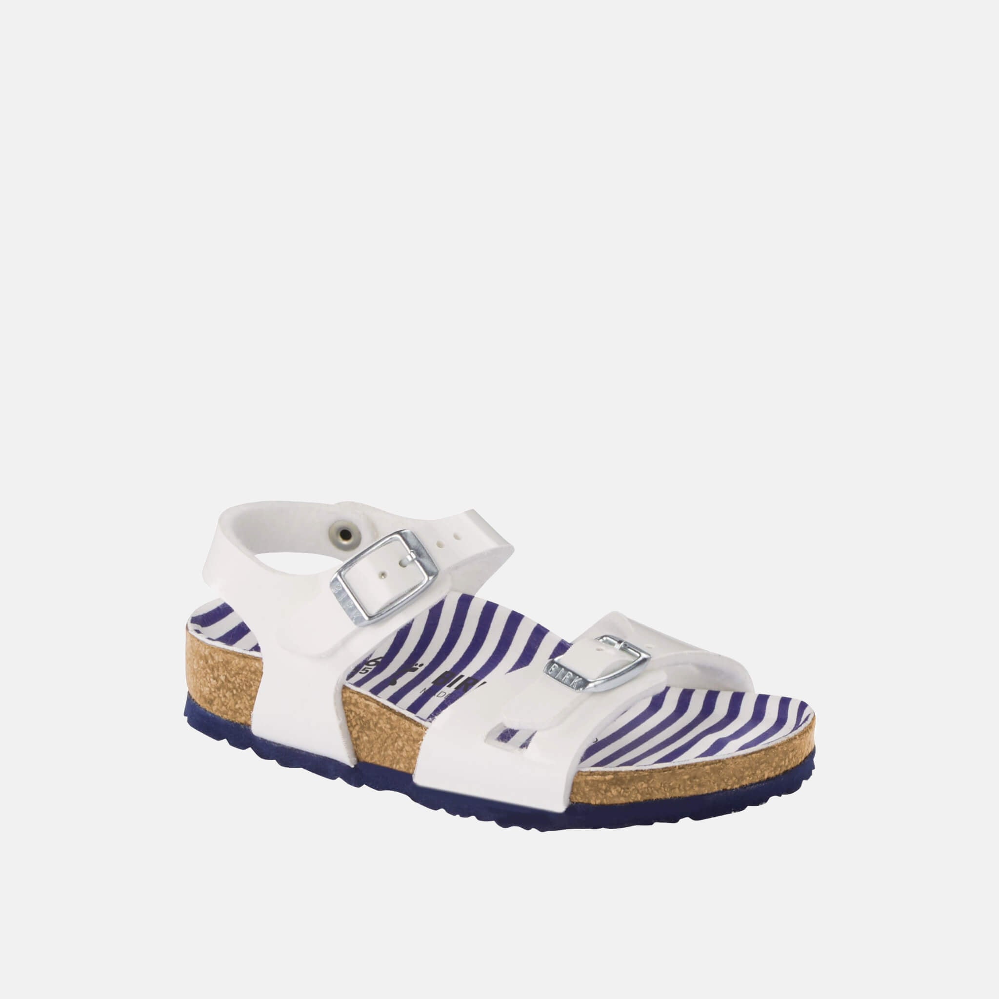 Detské biele Narrow sandále Birkenstock Rio Birko-Flor
