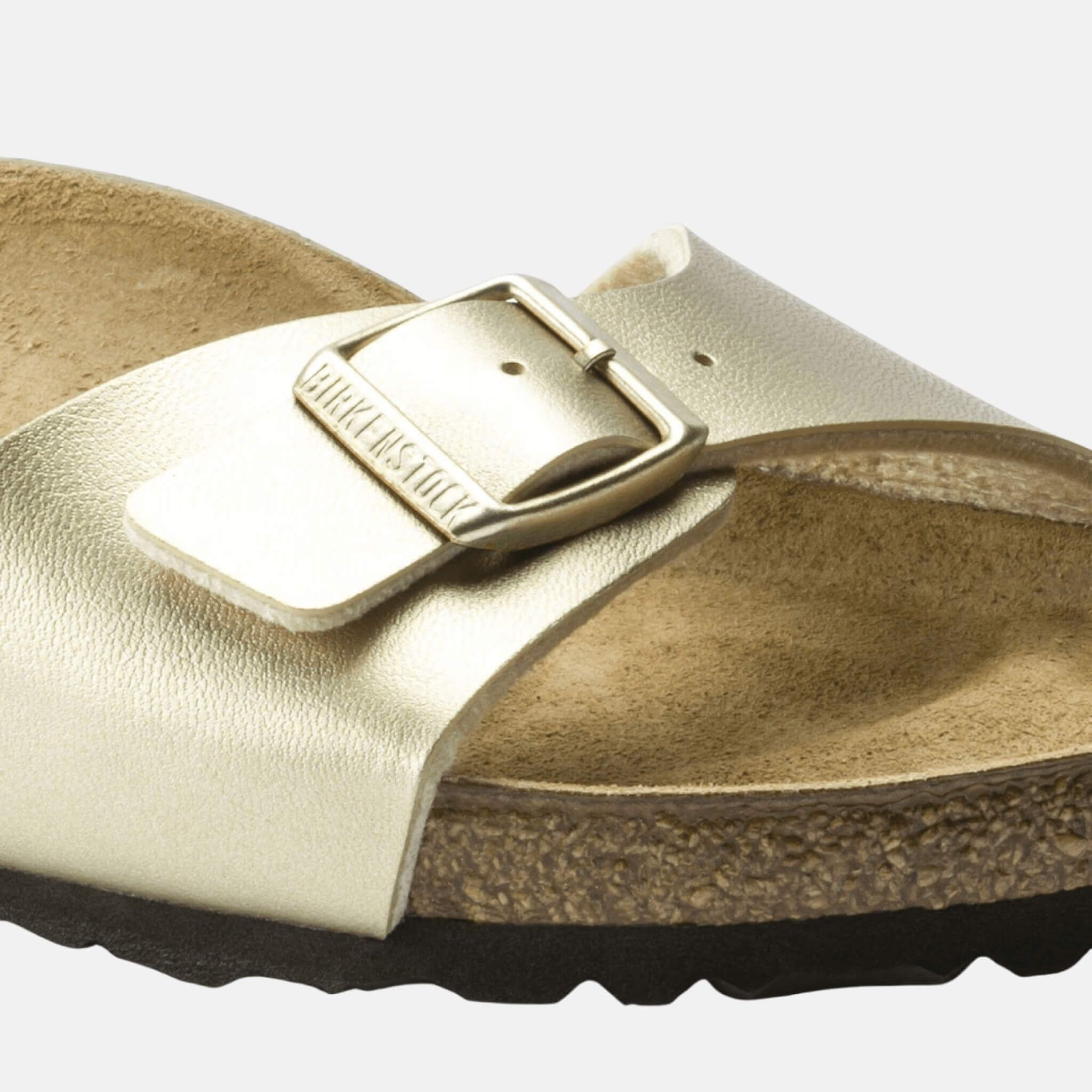 Zlaté Regular šľapky Birkenstock Madrid Birko-Flor