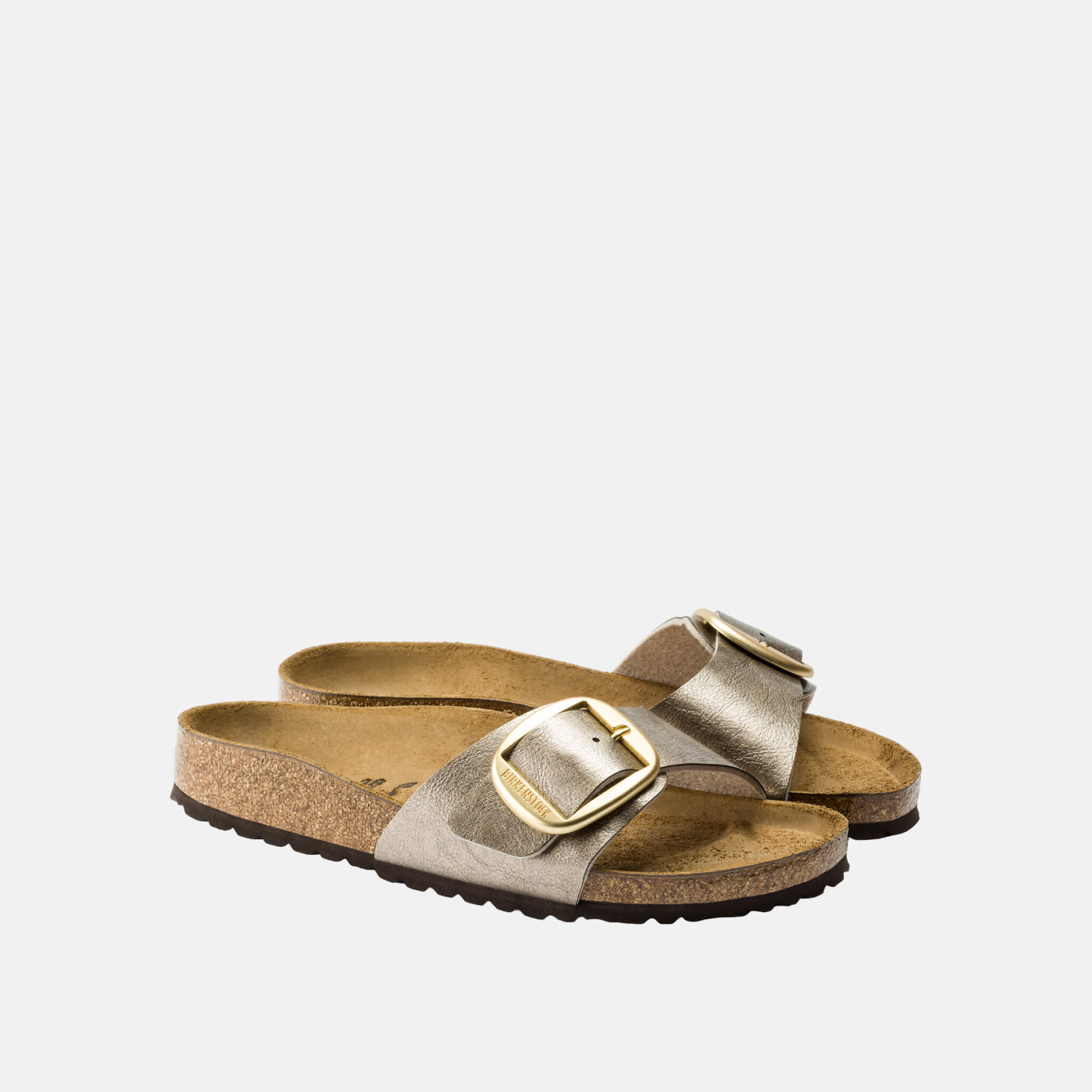 Zlaté Regular Šľapky Birkenstock Madrid Big Buckle Graceful