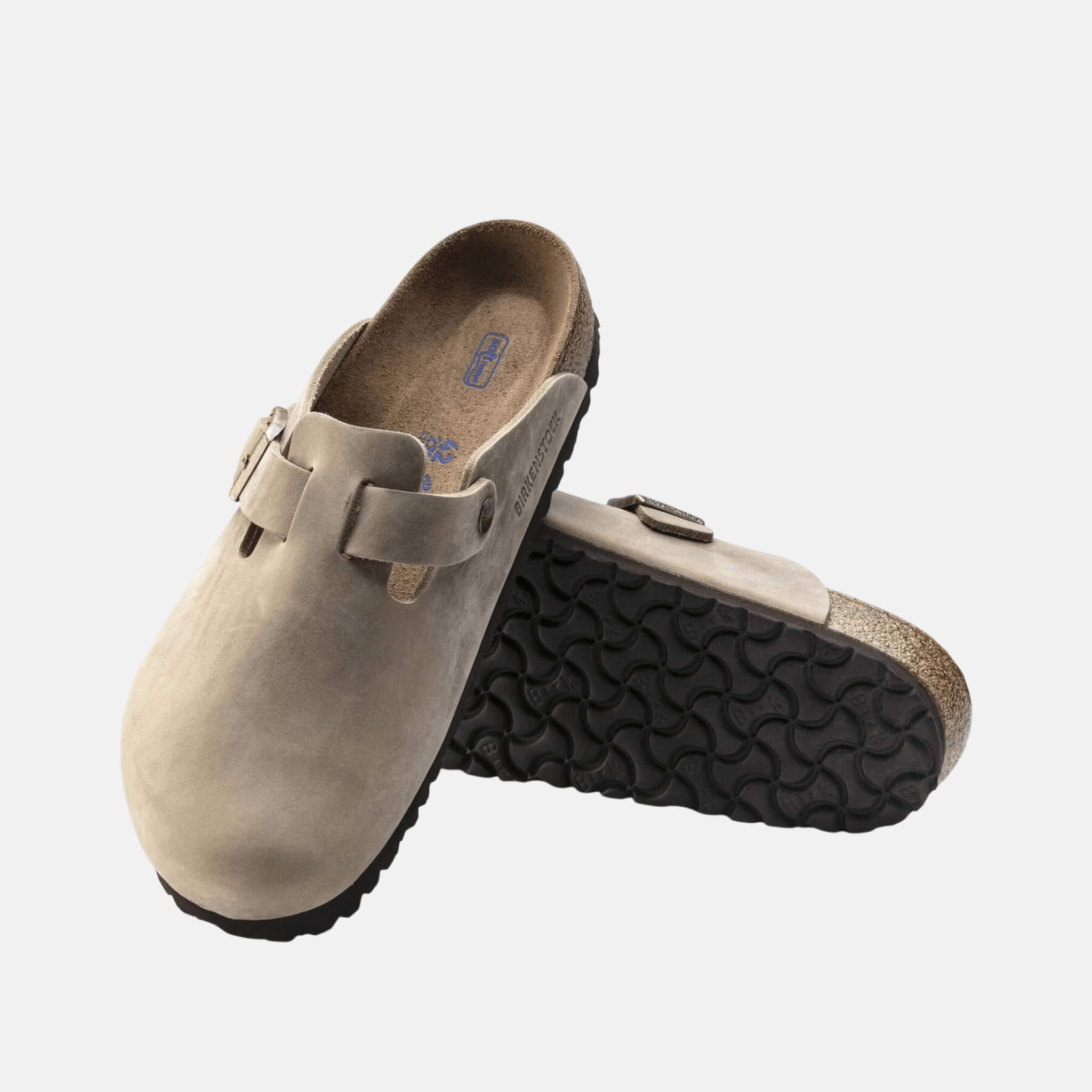 Hnedé Regular Šľapky Boston Soft Footbed Natural Leather Oiled