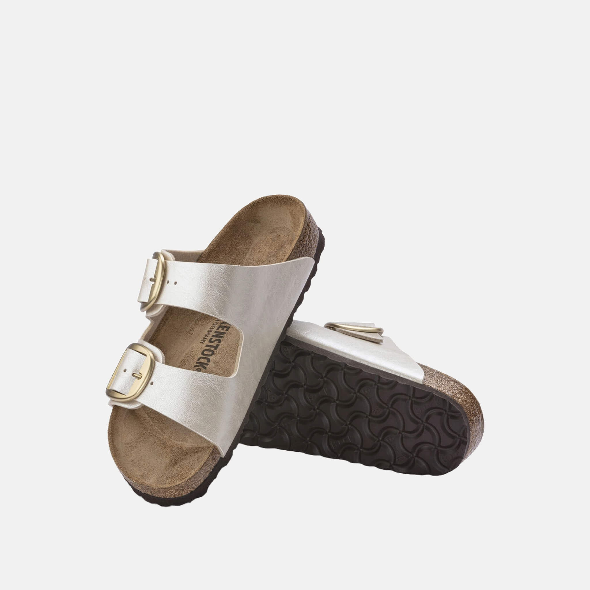Perleťové Regular Šľapky Birkenstock Arizona Big Buckle Graceful