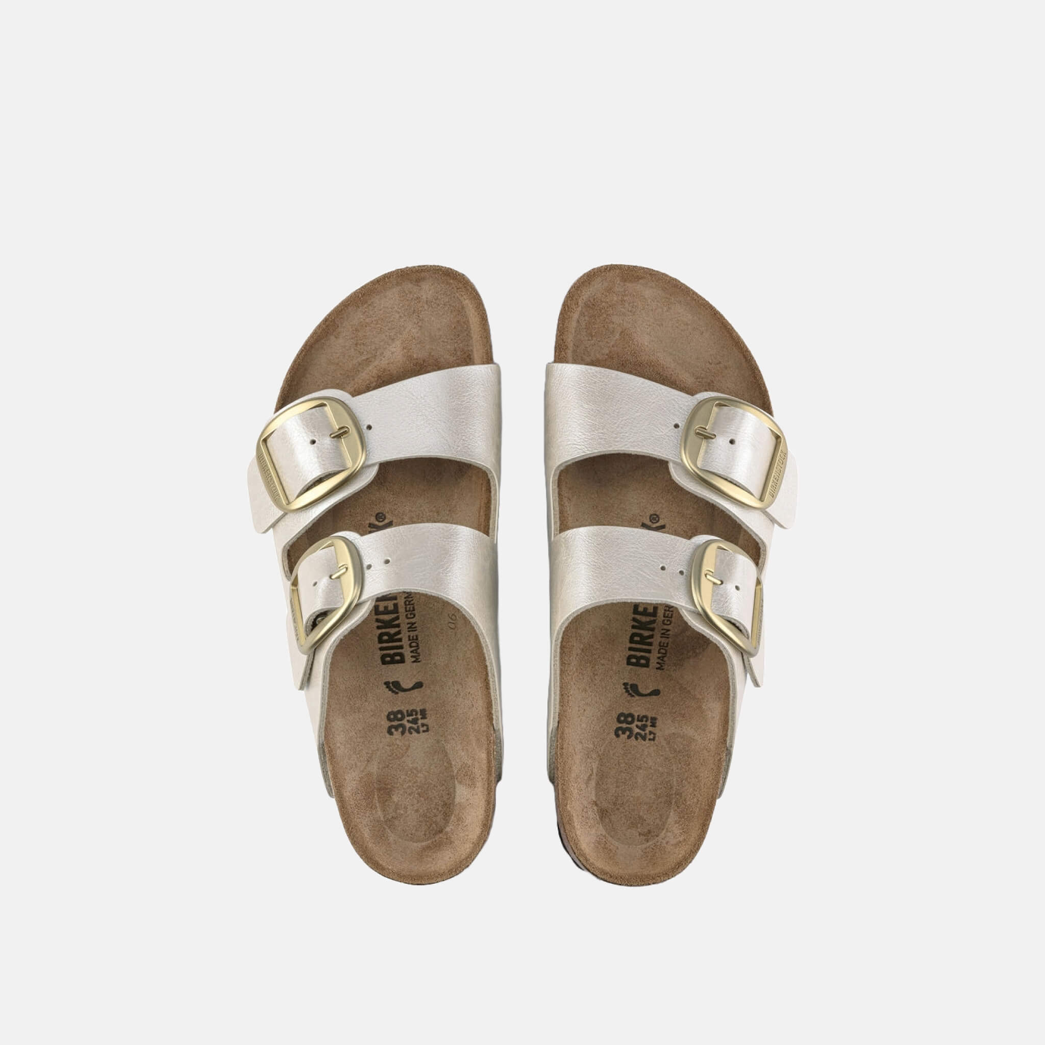 Perleťové Regular Šľapky Birkenstock Arizona Big Buckle Graceful