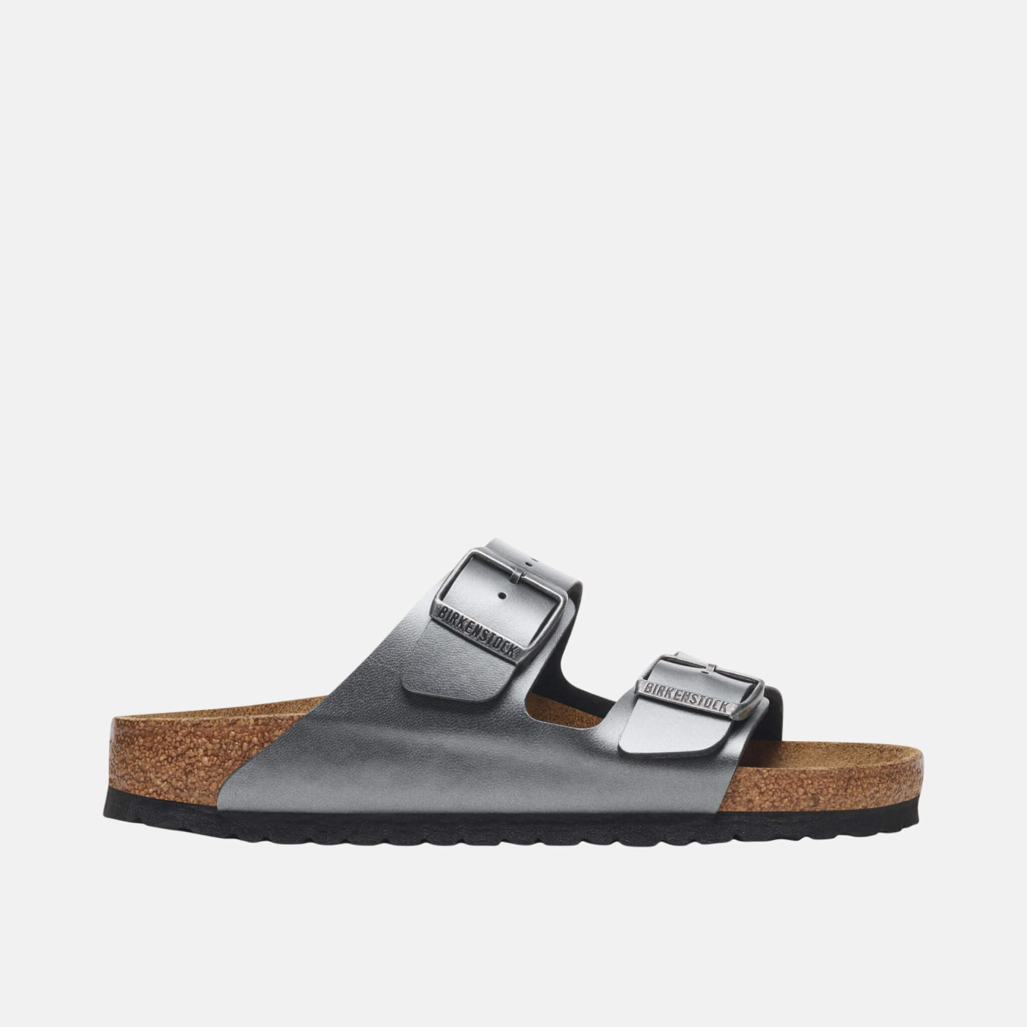 Strieborné Regular Šľapky Arizona Birko-Flor