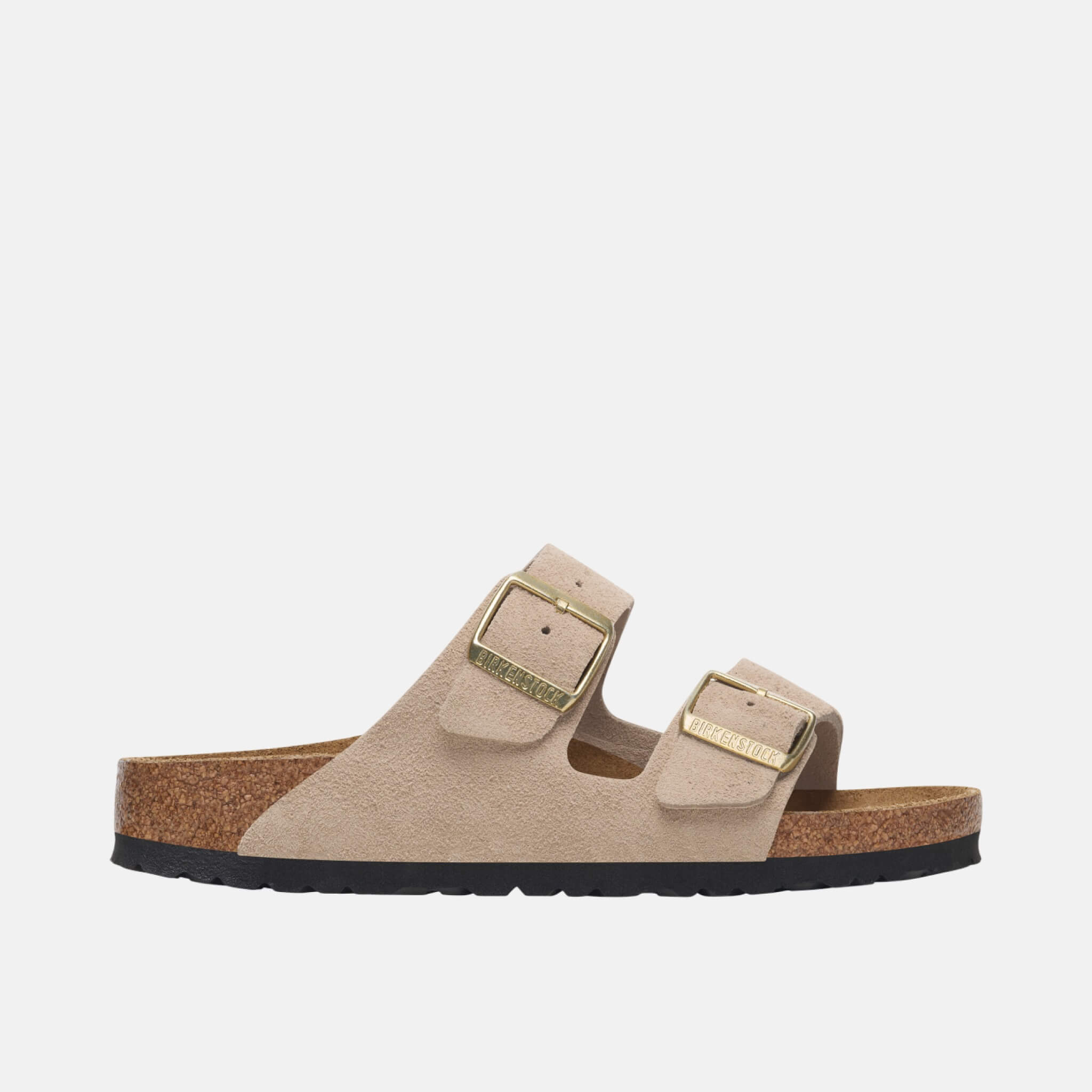 Béžové Regular Šľapky Arizona Suede Leather