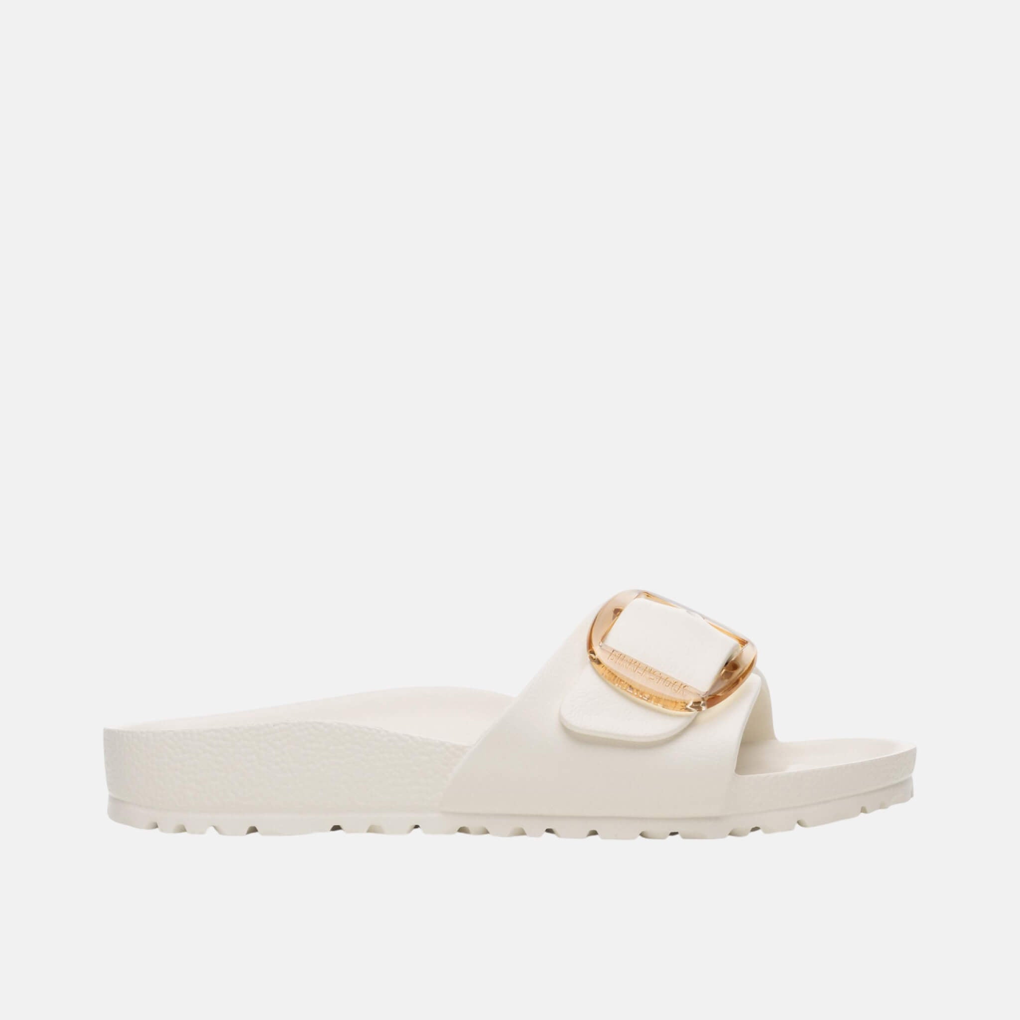 Biele Narrow Šľapky Madrid Big Buckle EVA