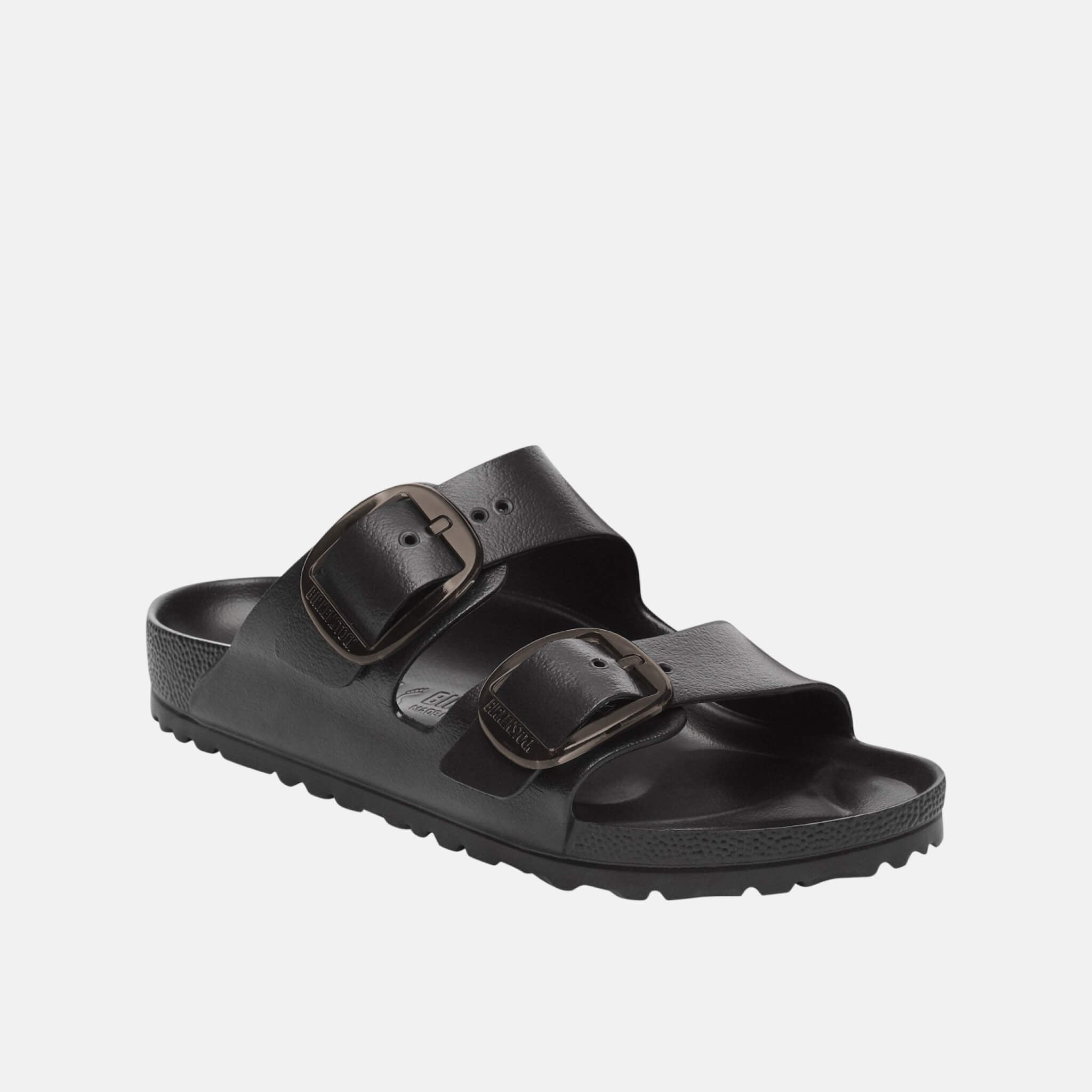 Čierne Narrow Šľapky Arizona Big Buckle EVA