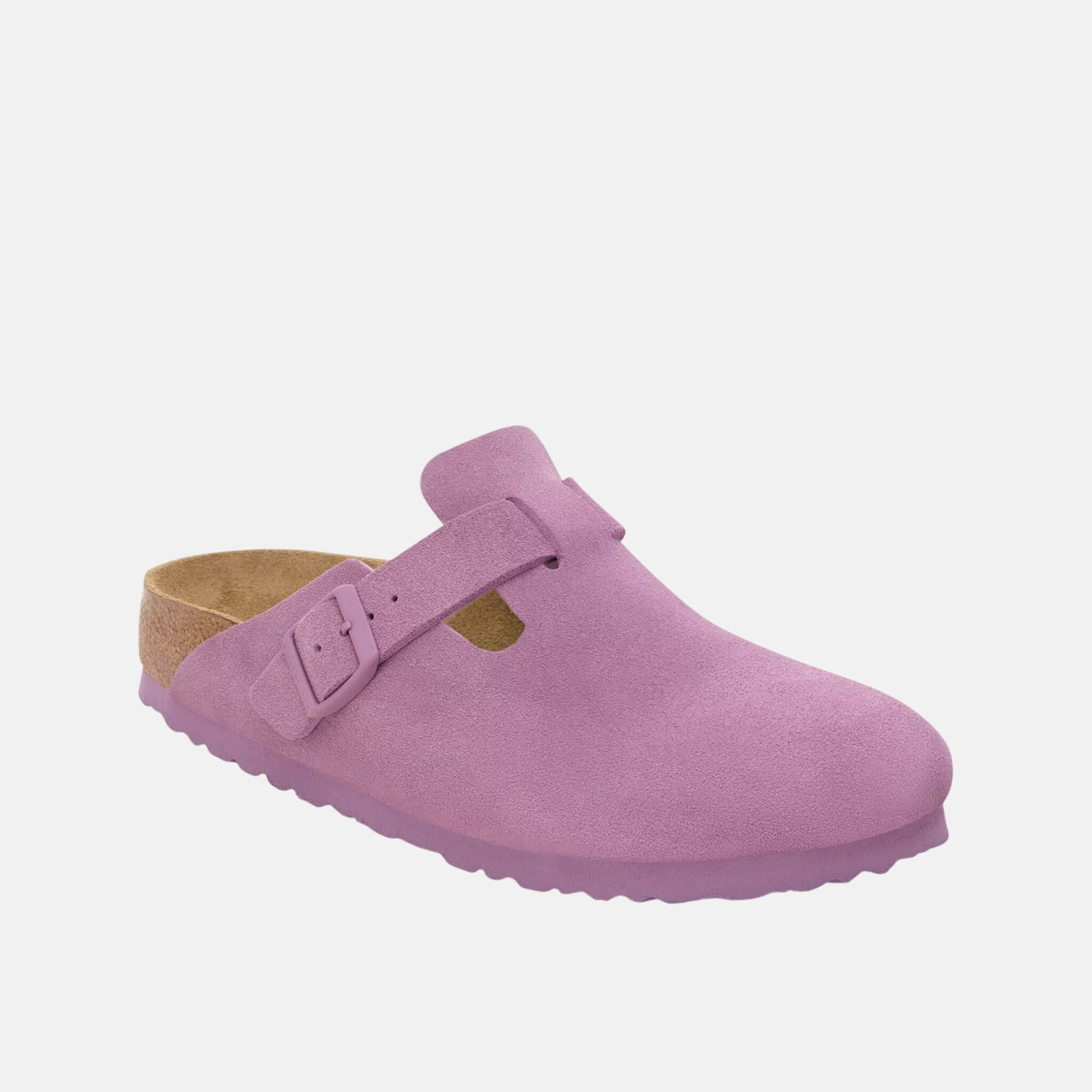 Ružové regular nazúvaky Boston Suede Leather