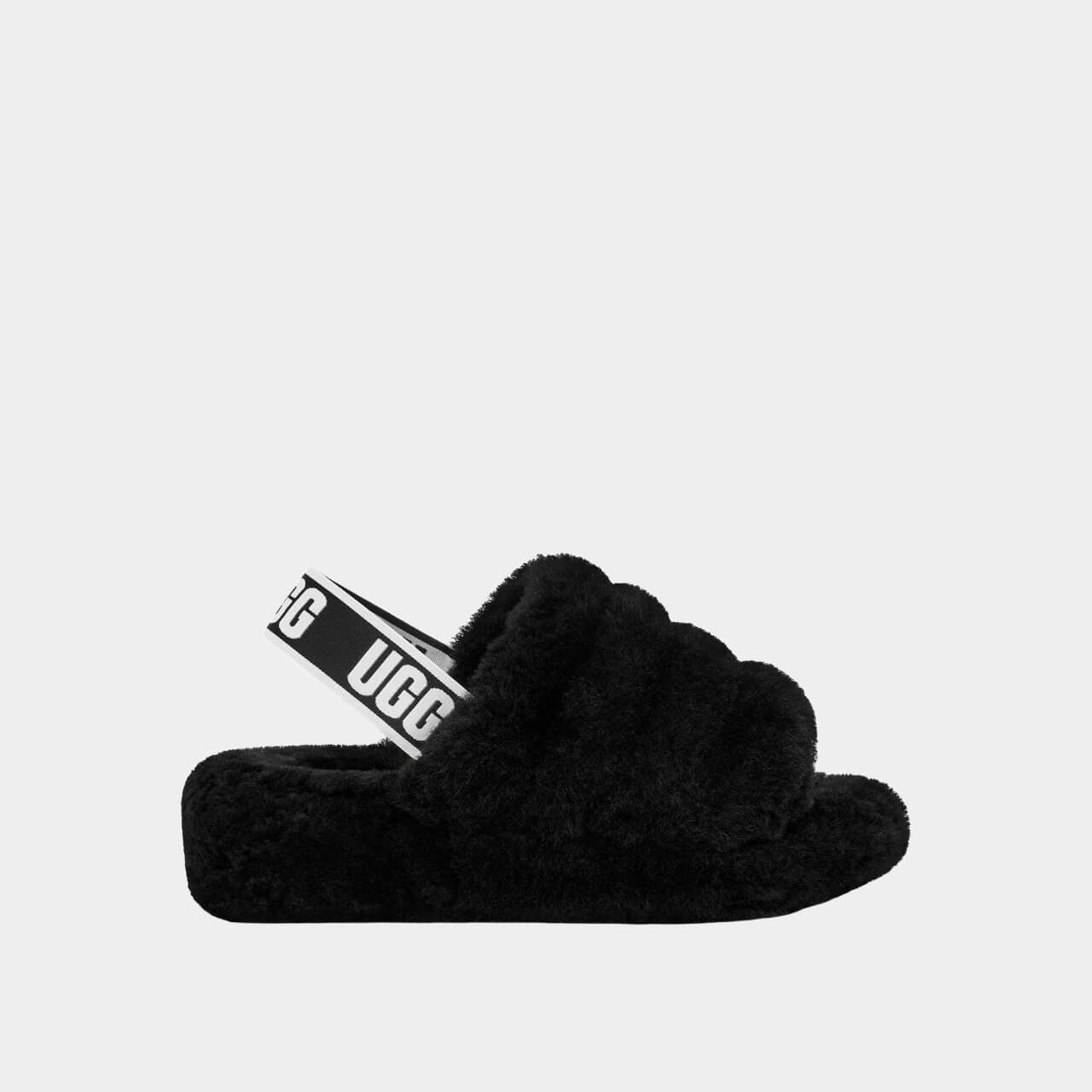 UGG Fluff Yeah Slide Black