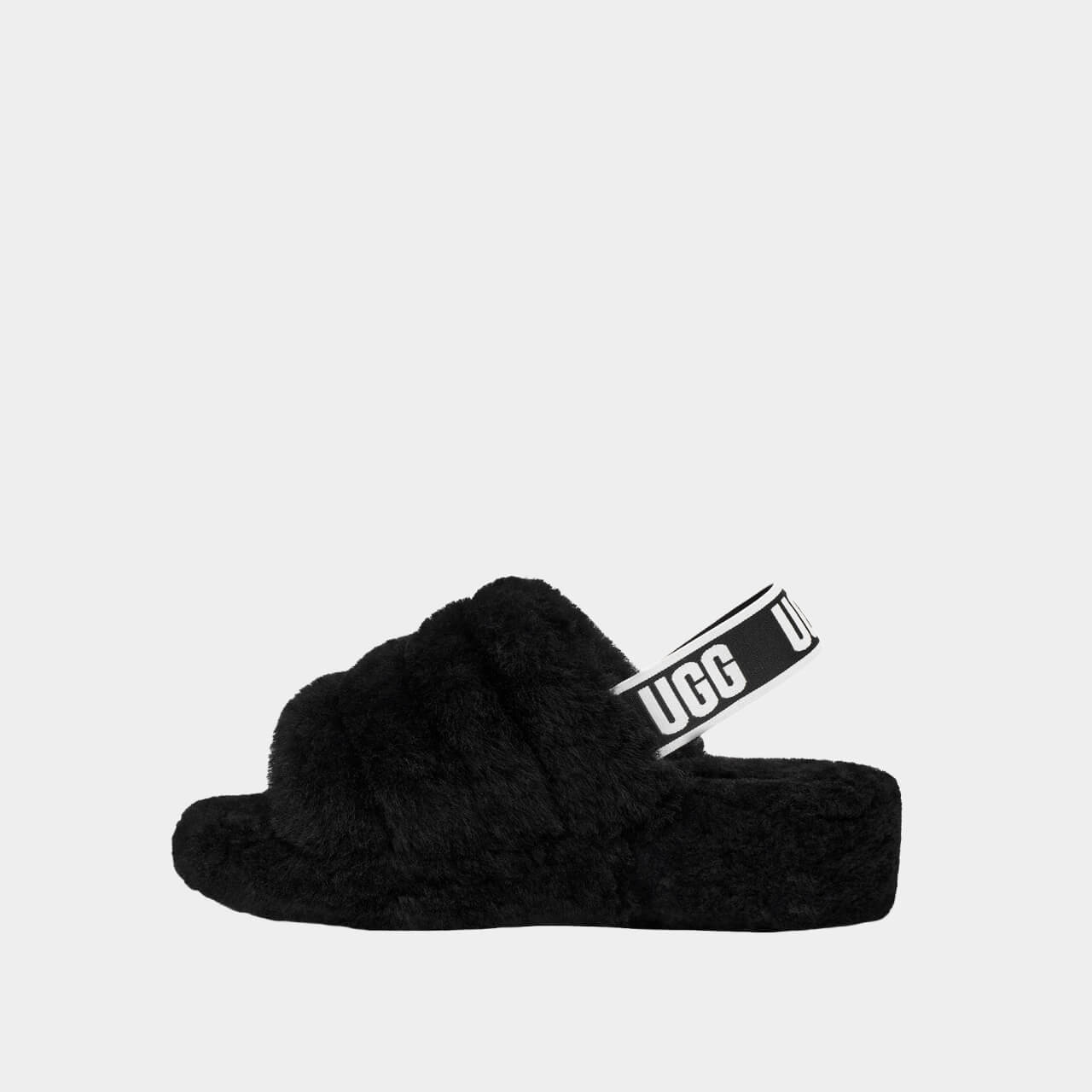 UGG Fluff Yeah Slide Black