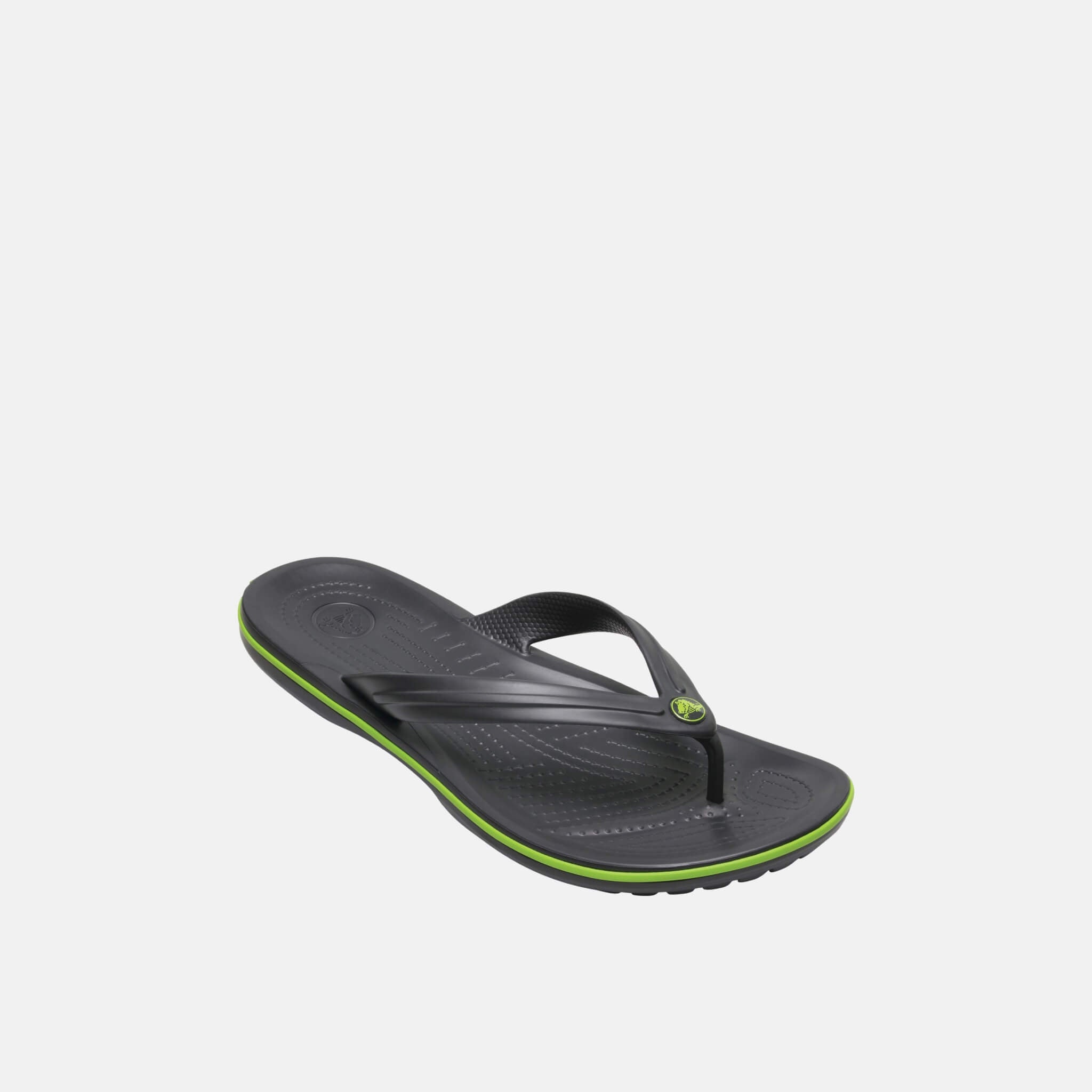 Crocband Flip  Graphite/Volt Green
