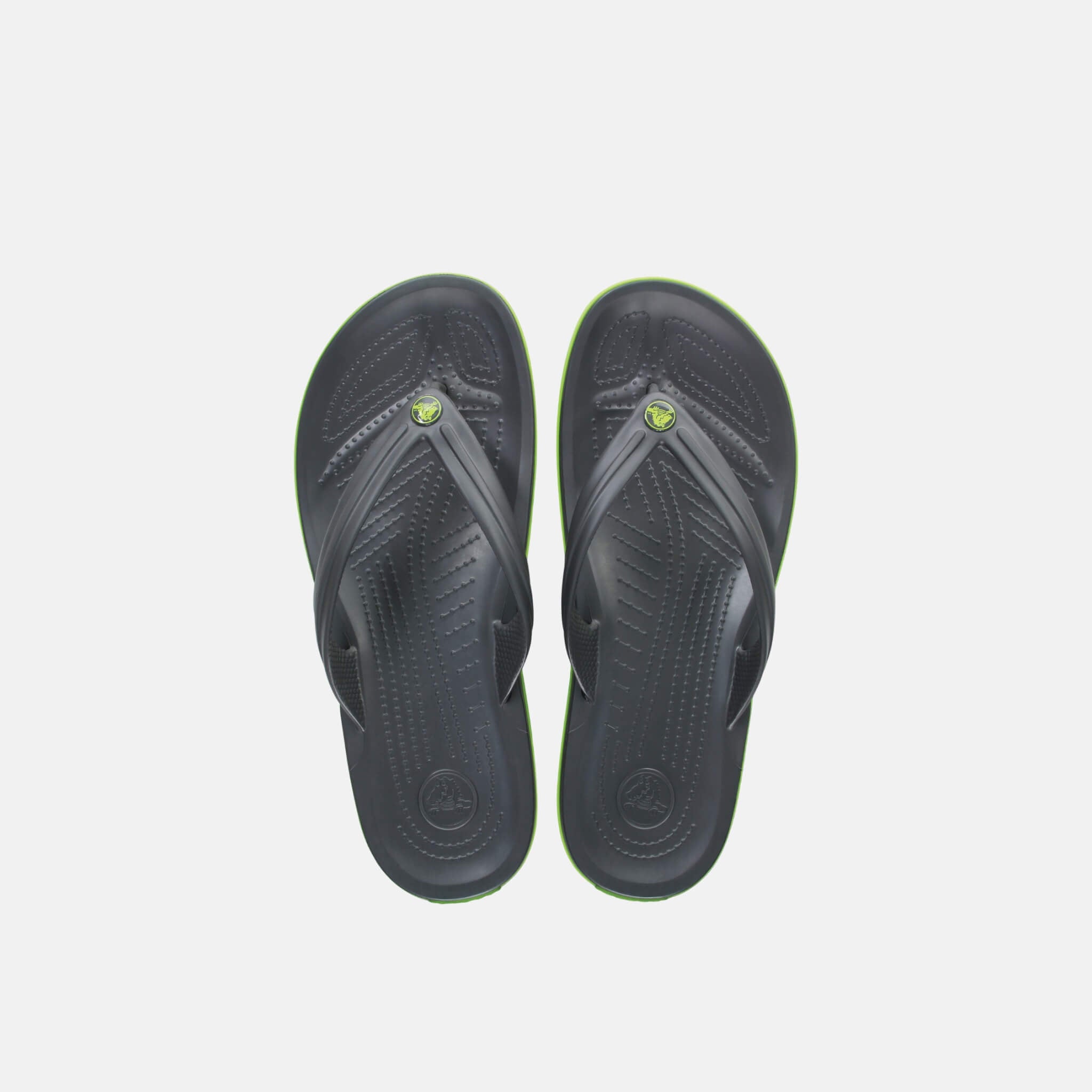 Crocband Flip  Graphite/Volt Green