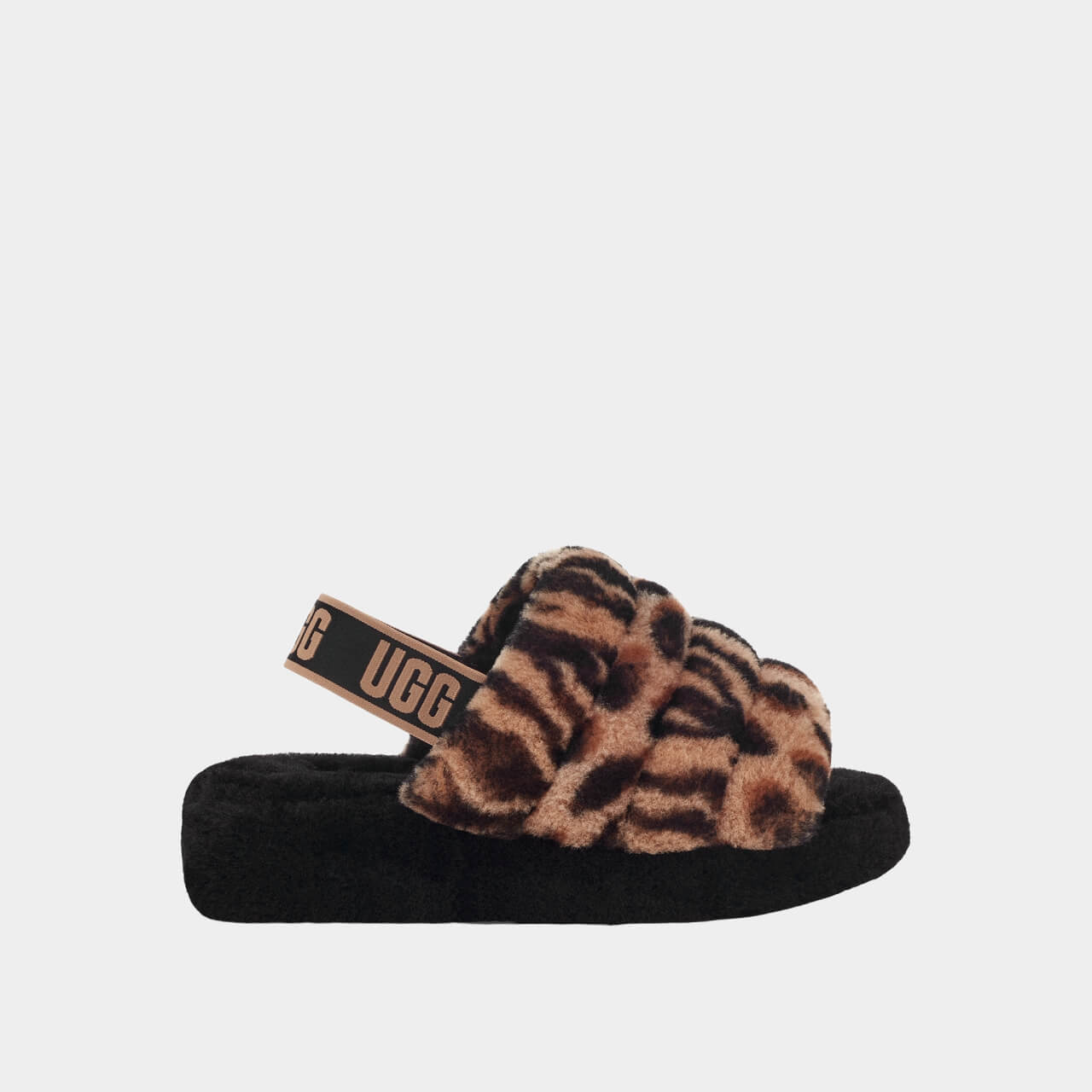 UGG Fluff Yeah Slide Animalia Light Butterscotch