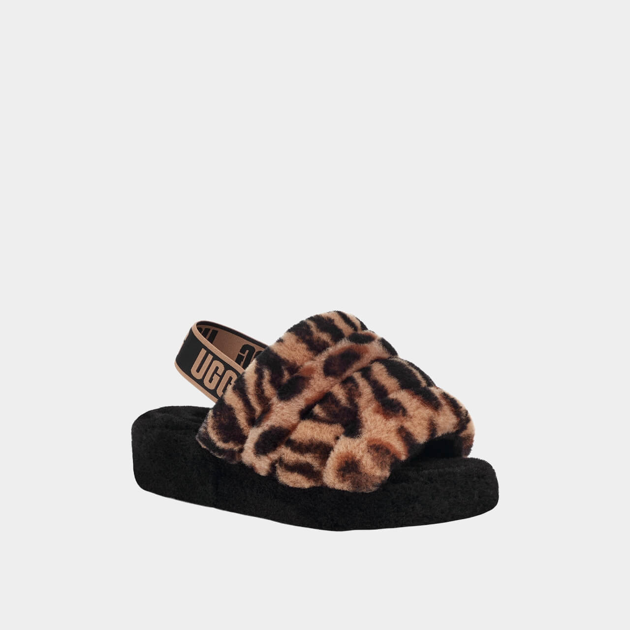 UGG Fluff Yeah Slide Animalia Light Butterscotch