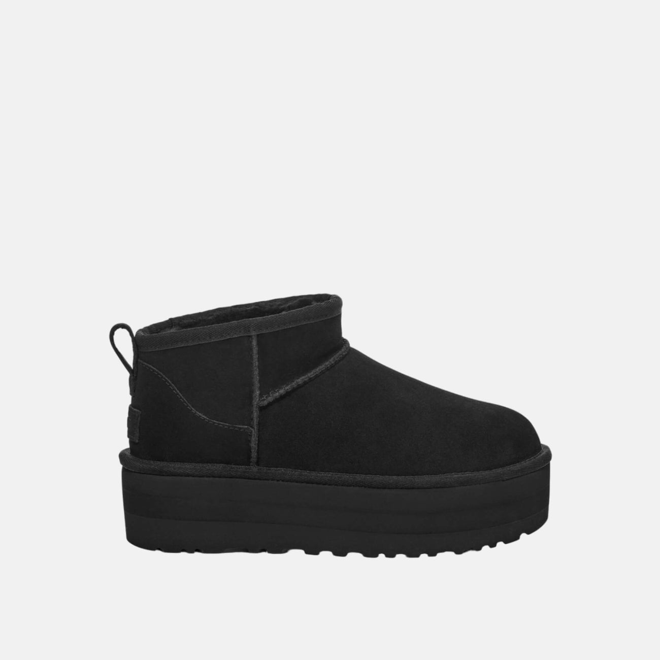 TOPÁNKY UGG CLASSIC ULTRA MINI PLATFORM BLACK