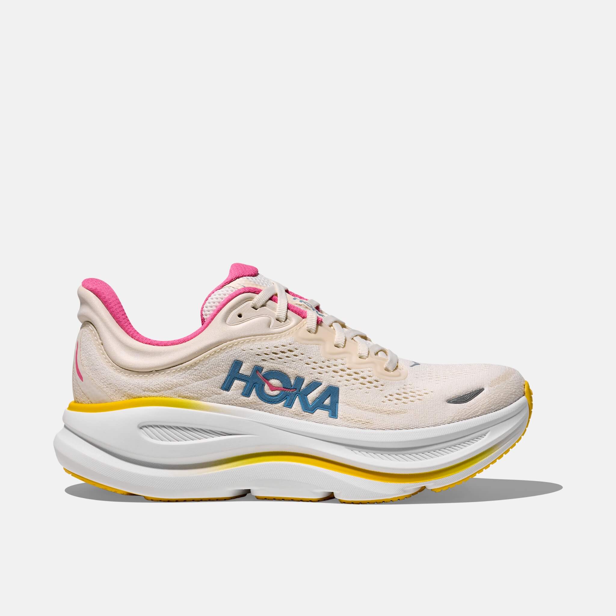 Dámske béžovo-ružové tenisky Hoka Bondi 9
