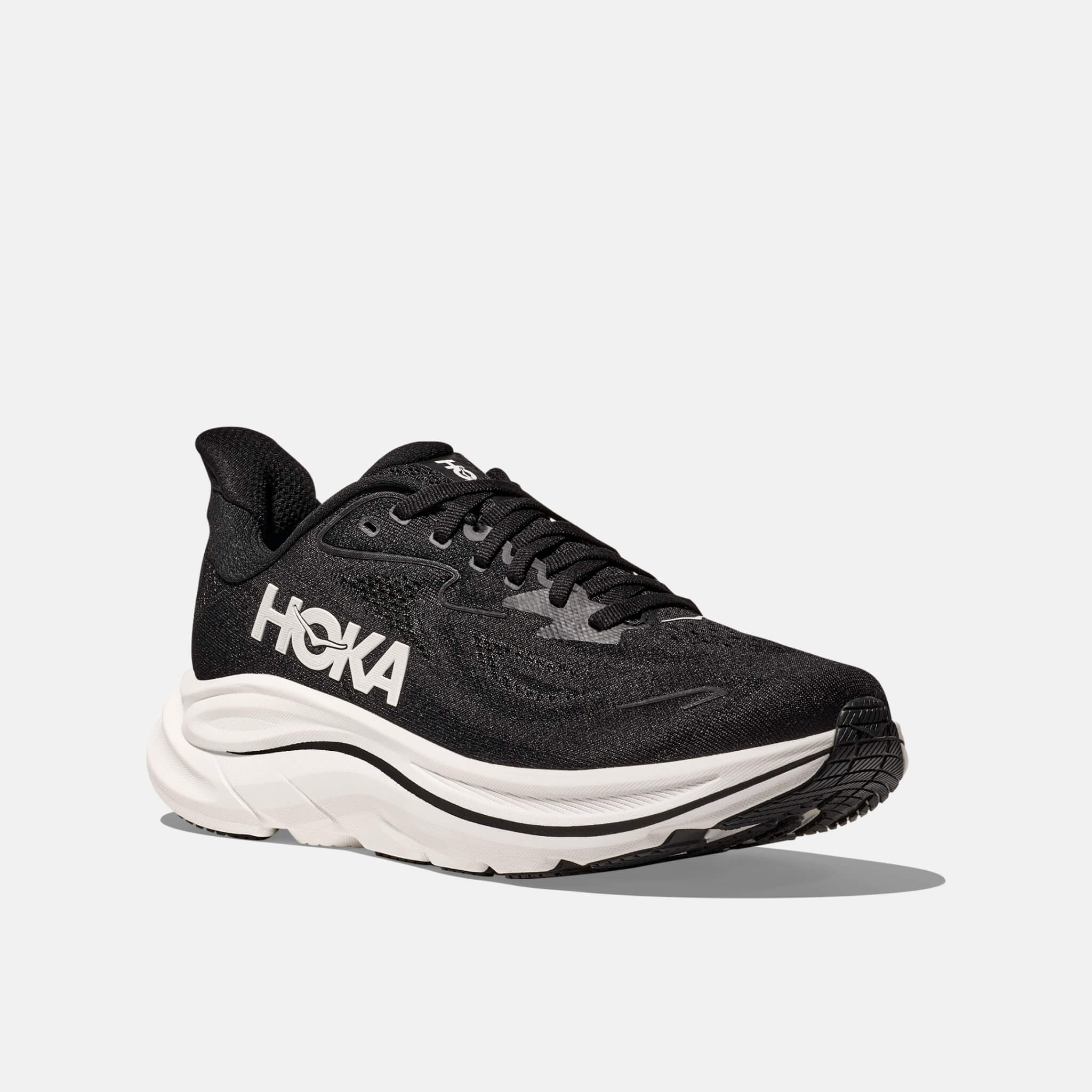 Pánske čierno-biele tenisky Hoka Clifton 10