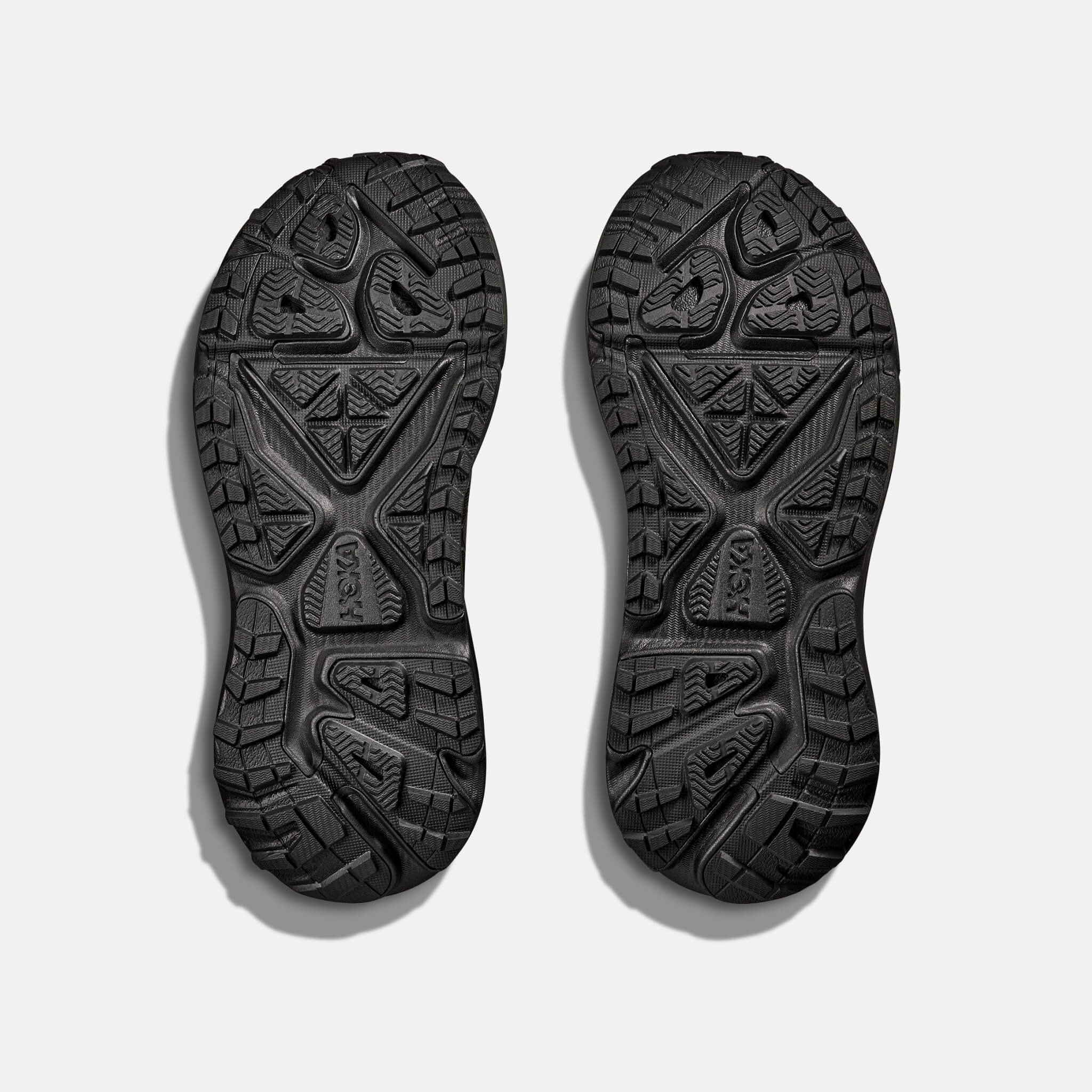 Unisex čierno-strieborné tenisky Hoka Stinson One7